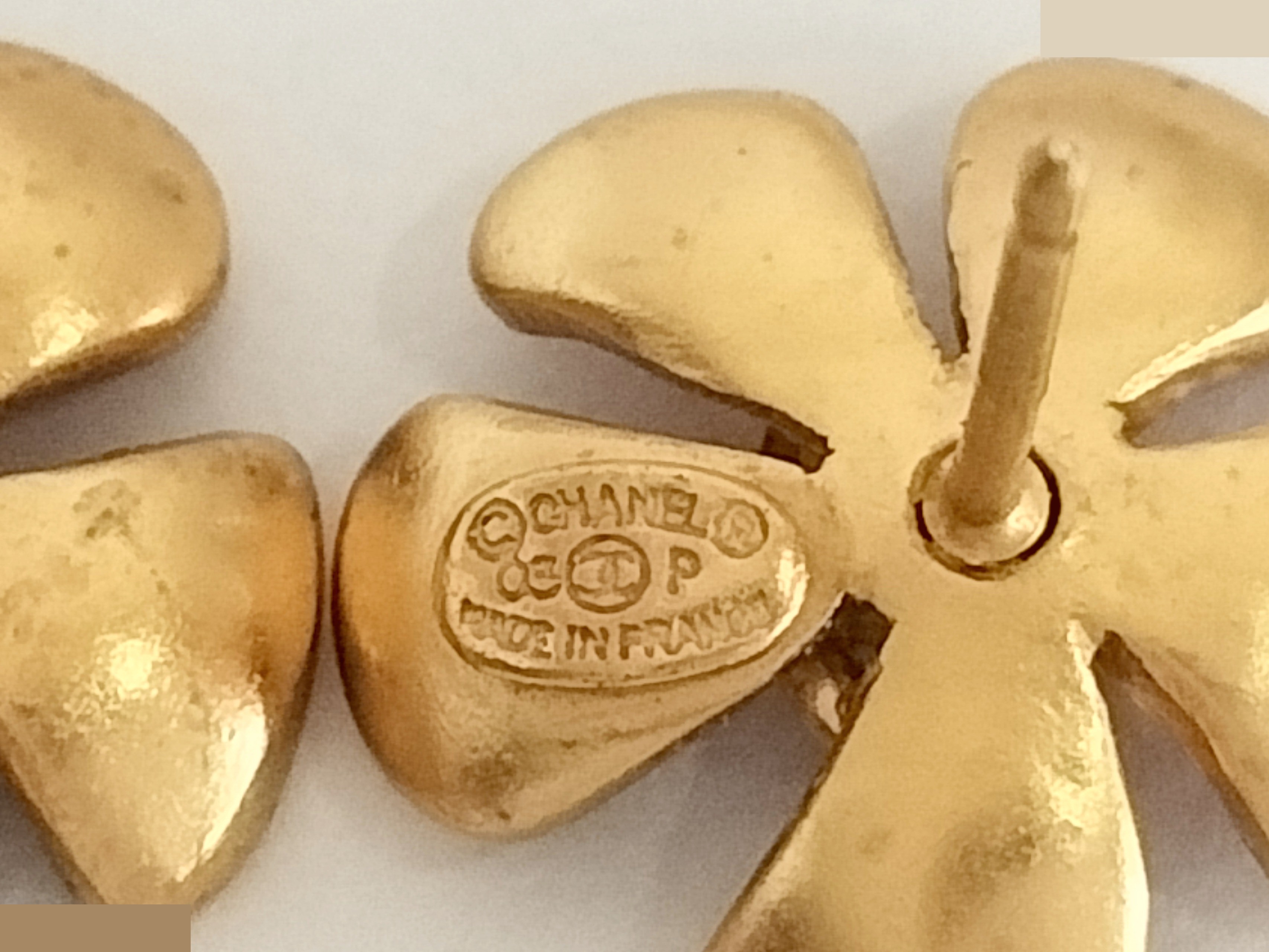 Coco Camellia Gold Earrings — view 4