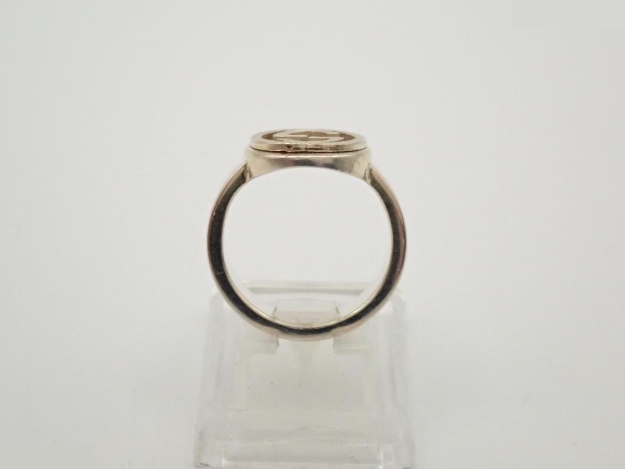 Ring, Interlocking, 925, 10.9g, #18 — view 3