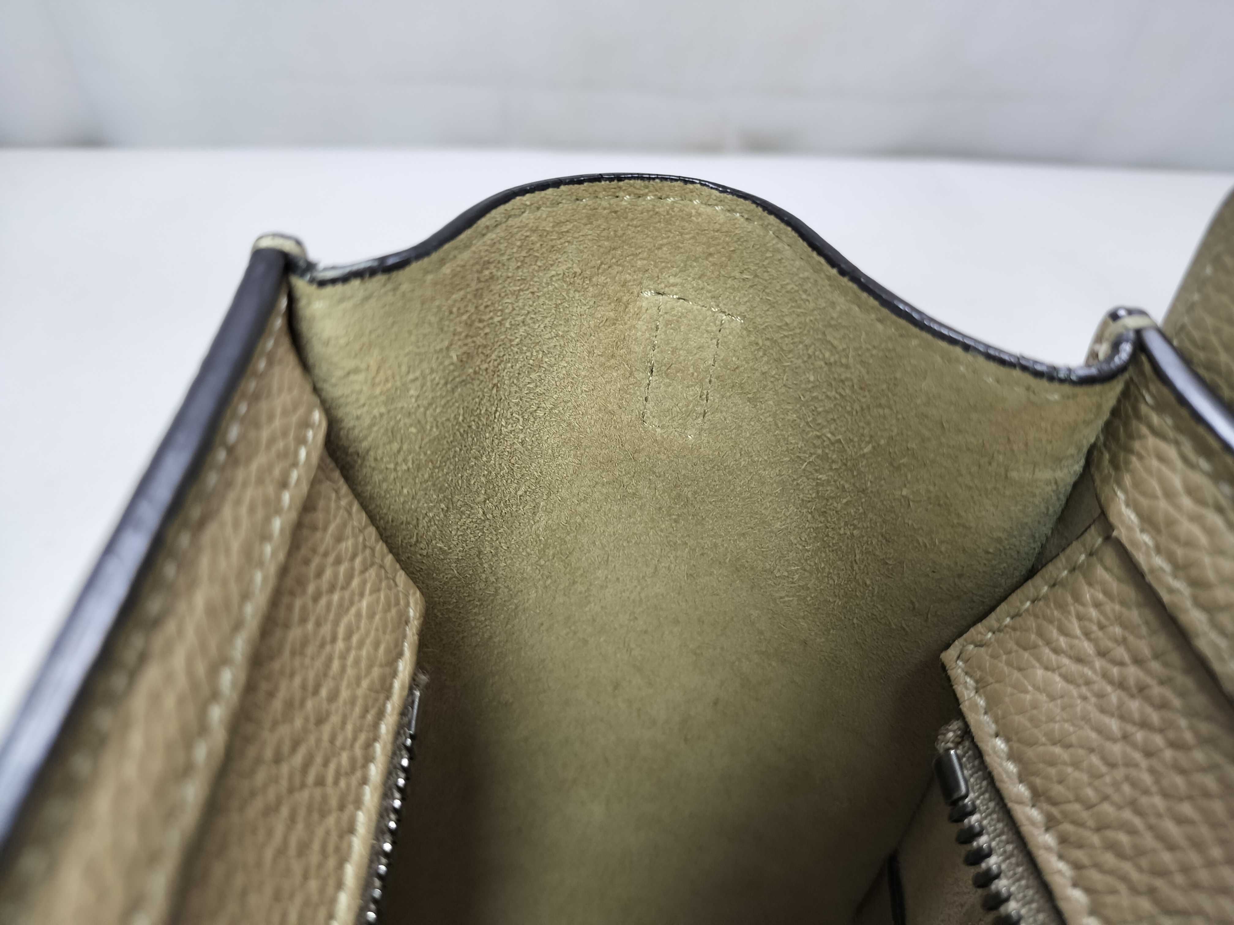Luggage Nano Shopper Leather Handbag — view 12