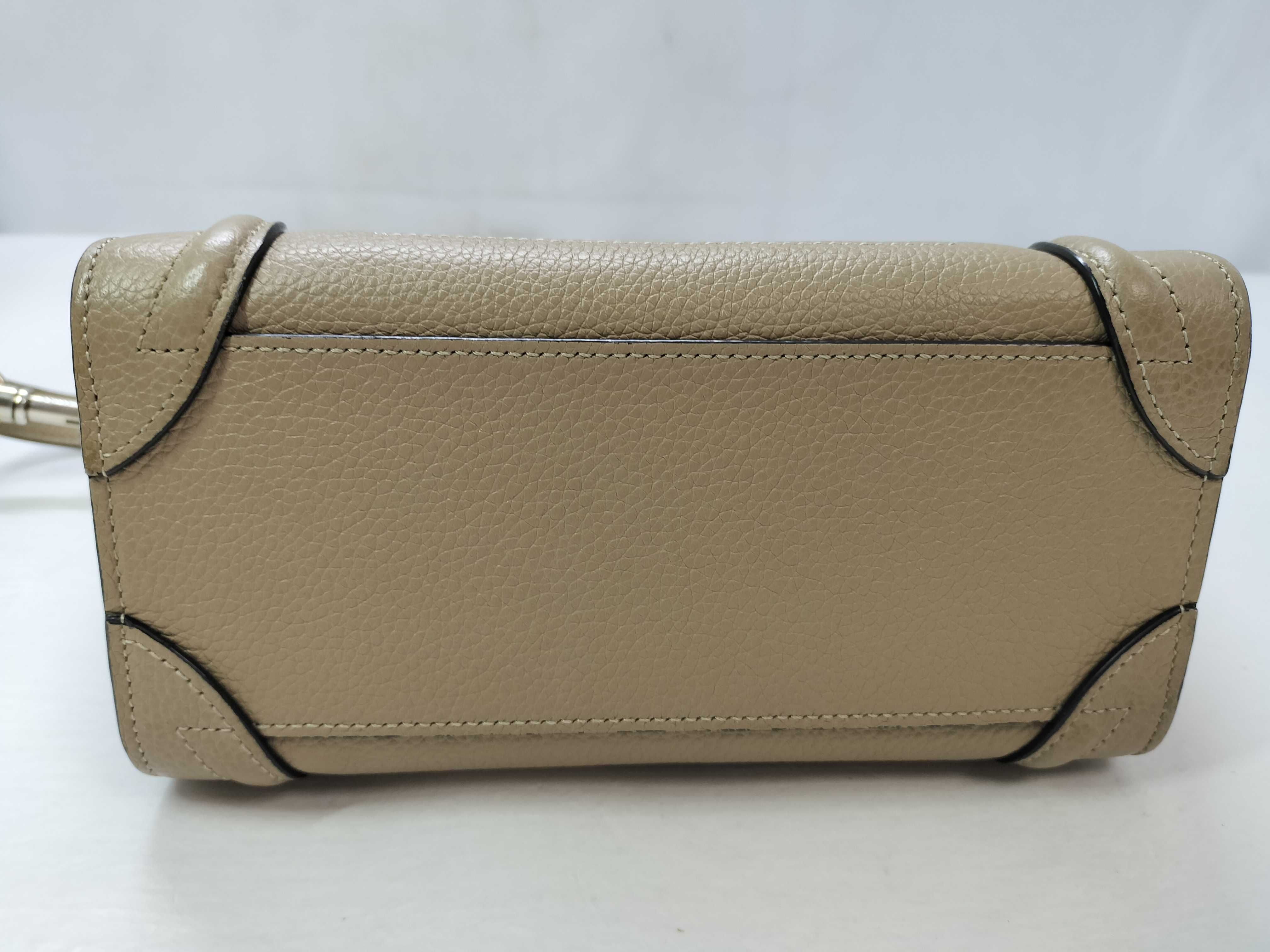 Luggage Nano Shopper Leather Handbag — view 15