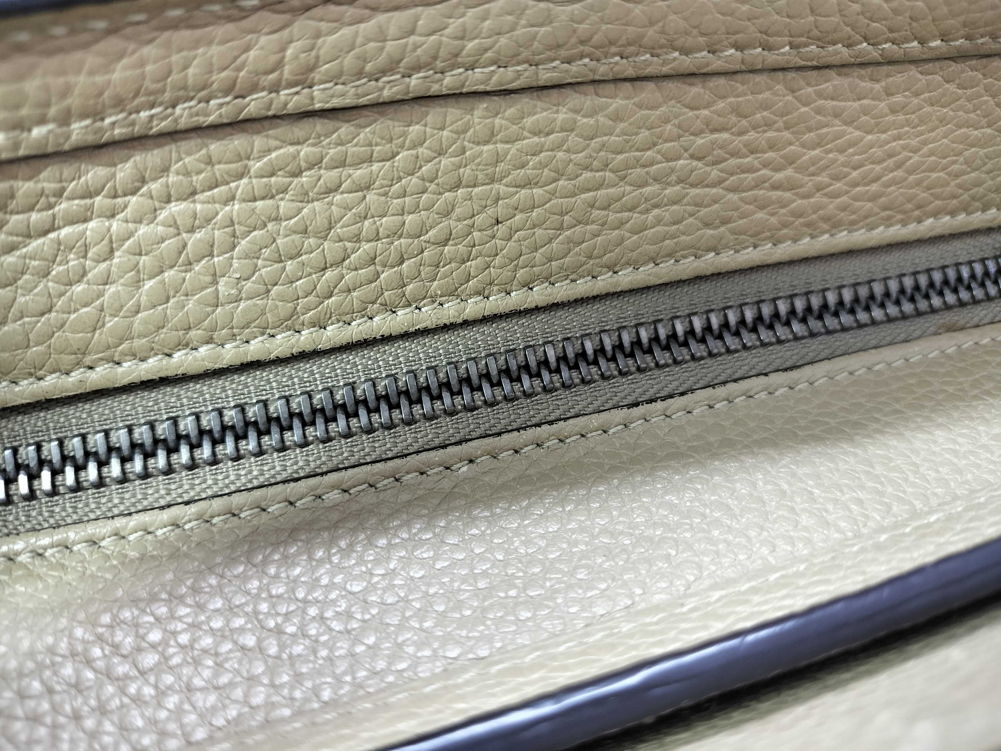 Luggage Nano Shopper Leather Handbag — view 6