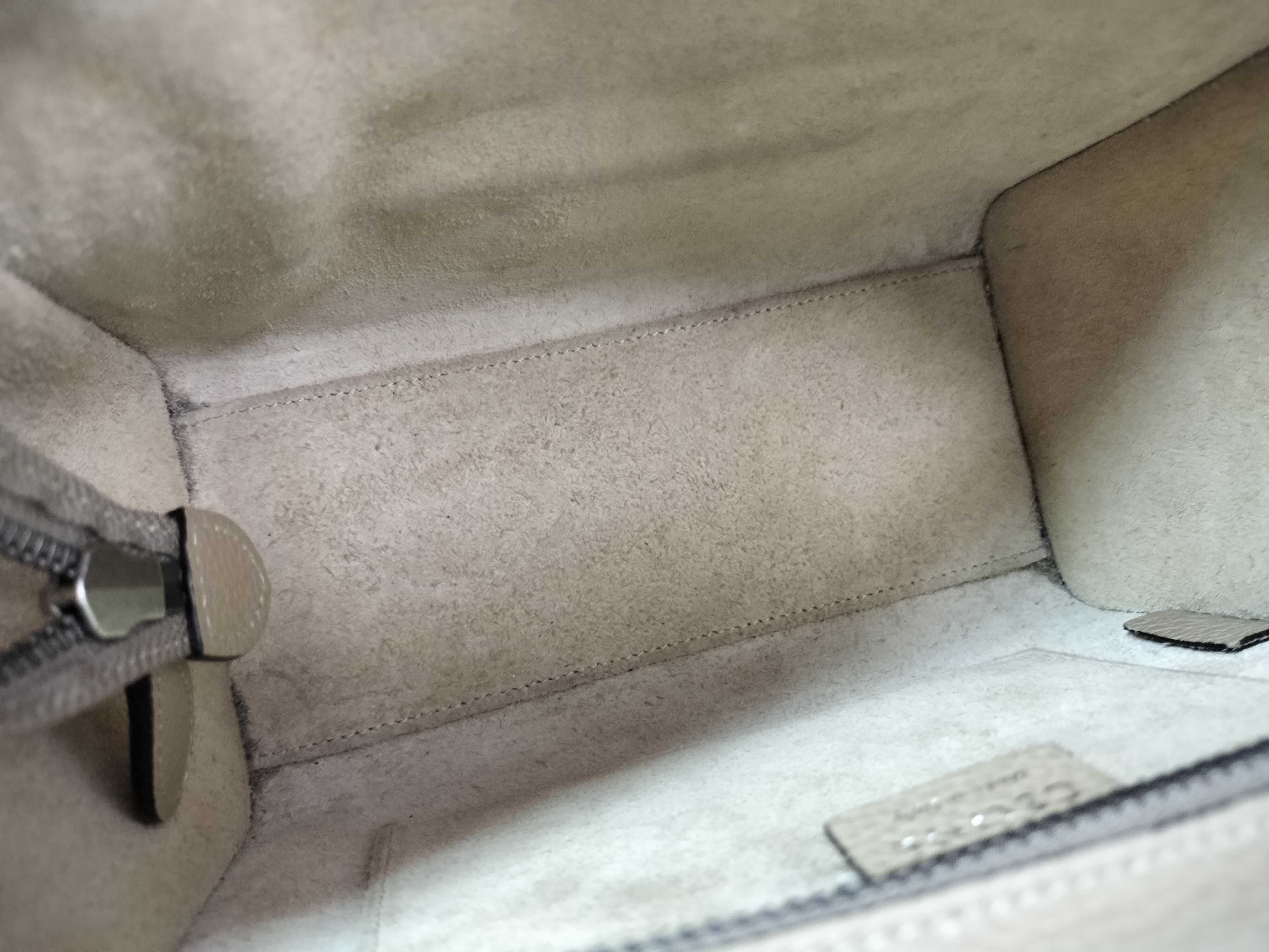 Luggage Nano Shopper Leather Handbag — view 8