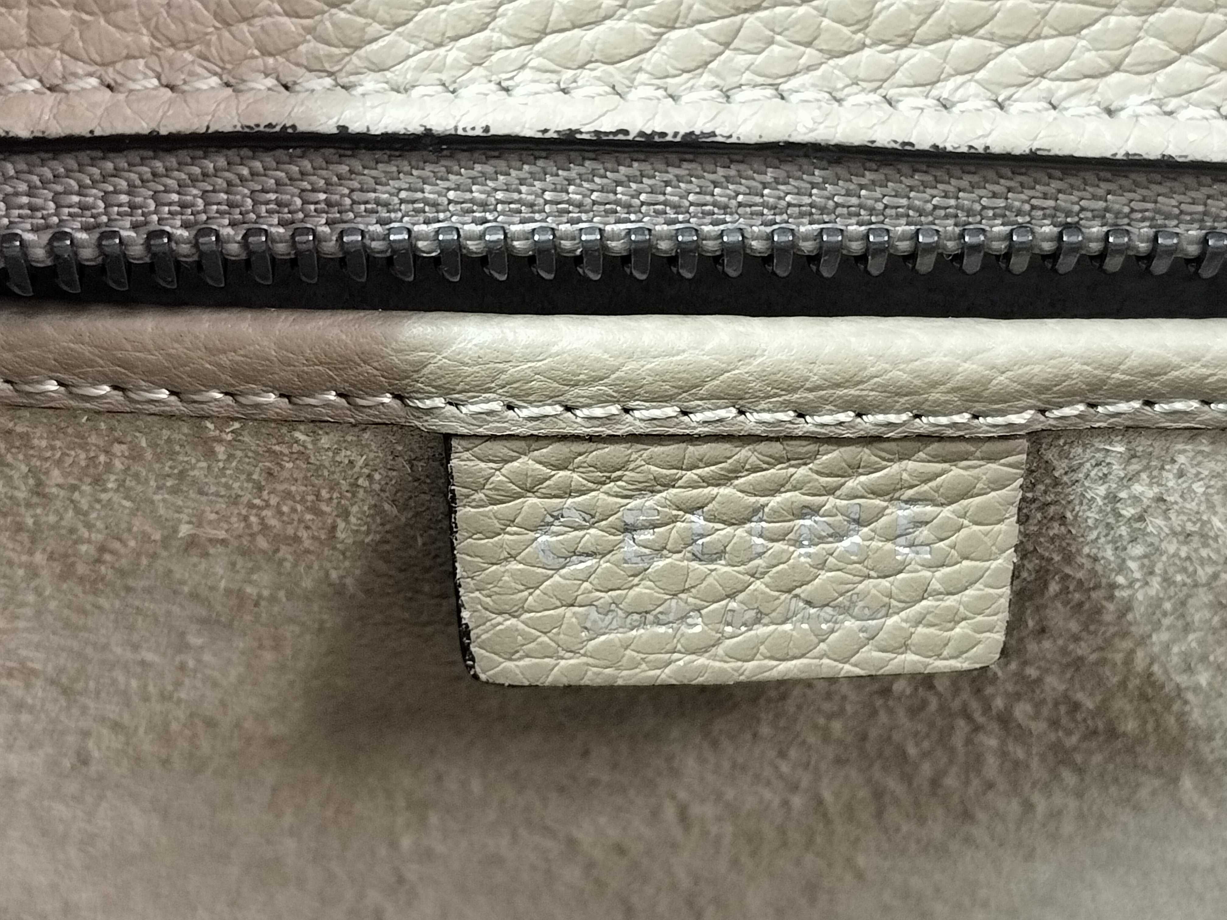 Luggage Nano Shopper Leather Handbag — view 9