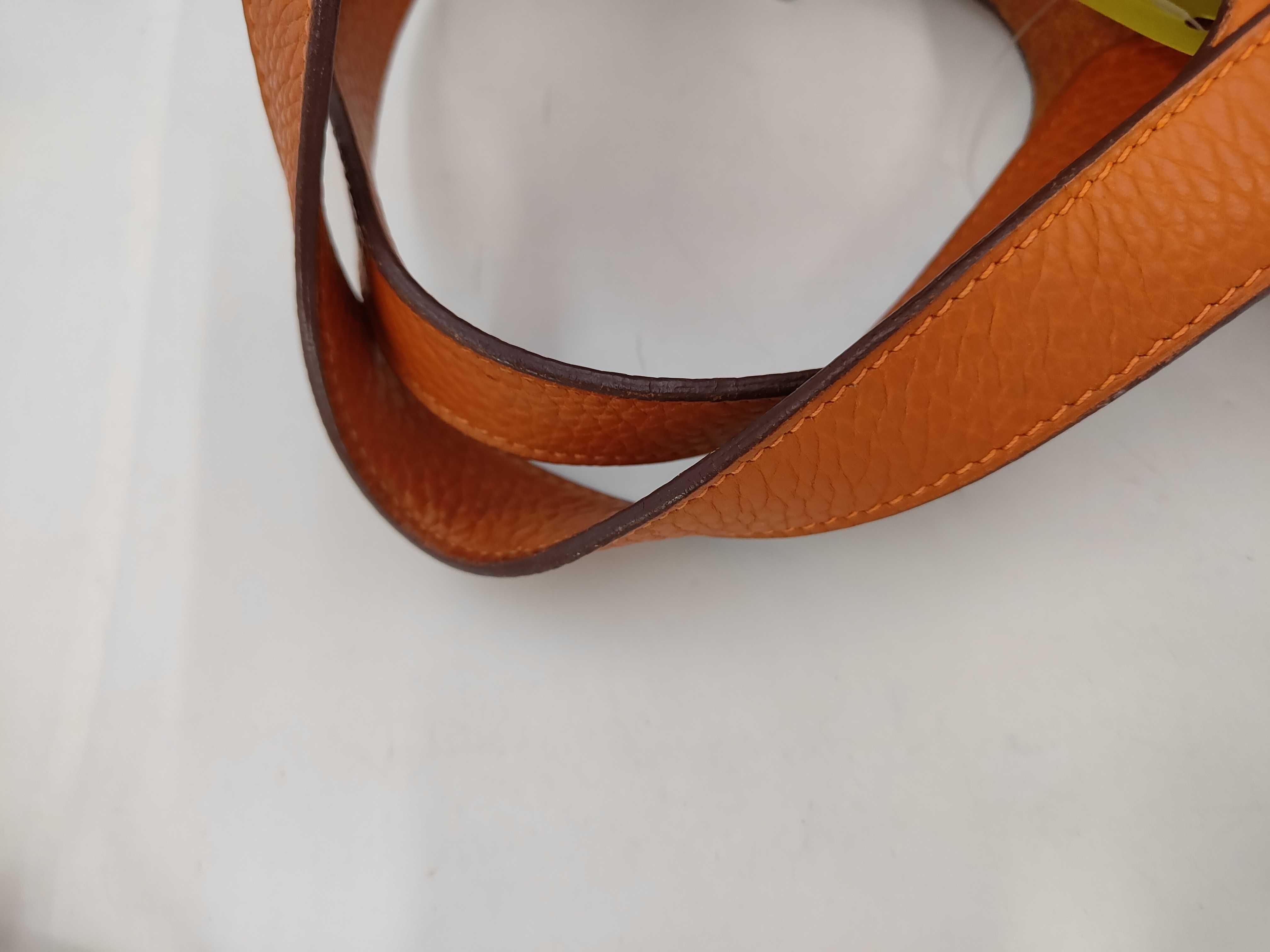 Picotan H stamp orange handbag — view 5