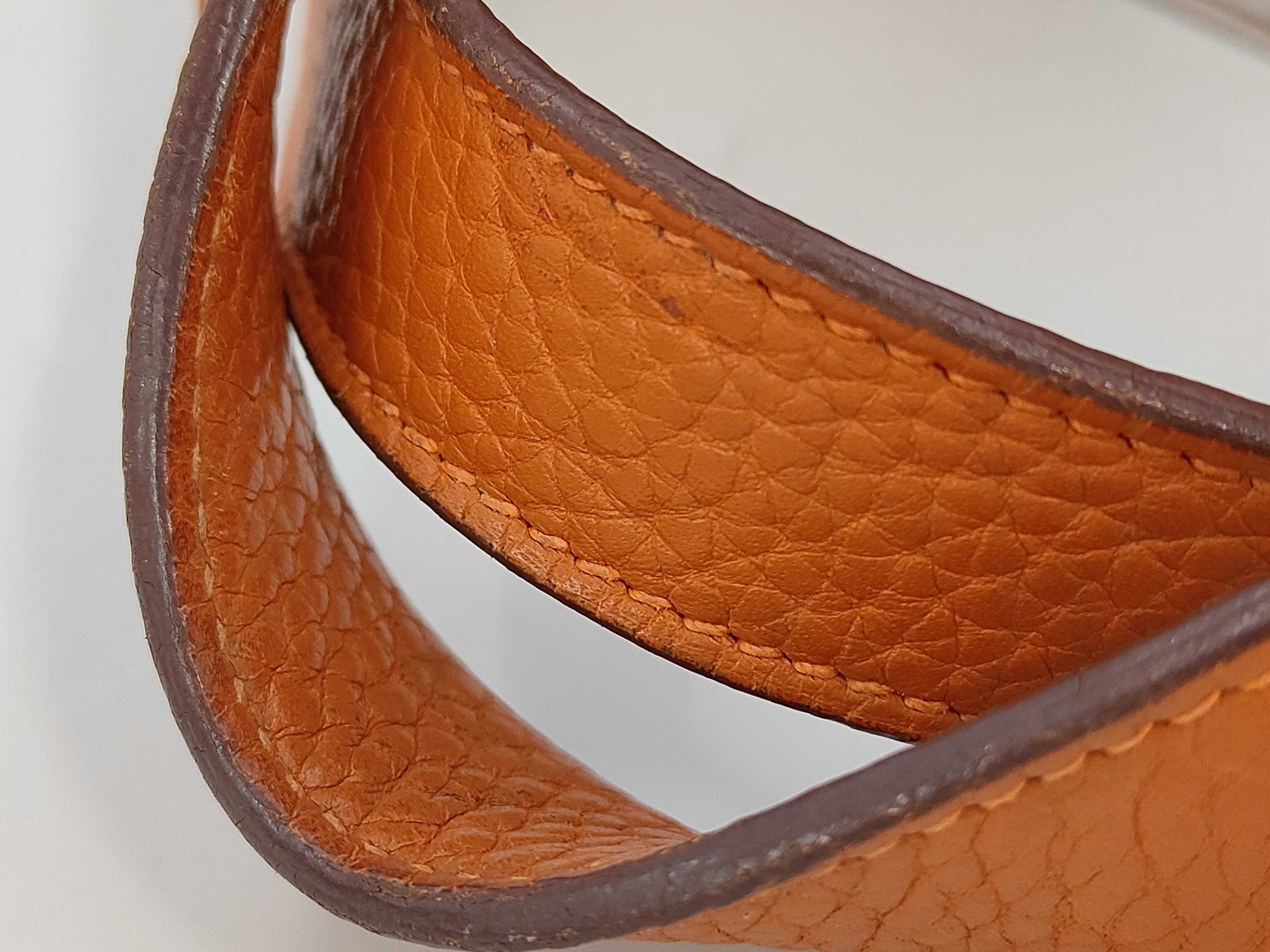 Picotan H stamp orange handbag — view 6