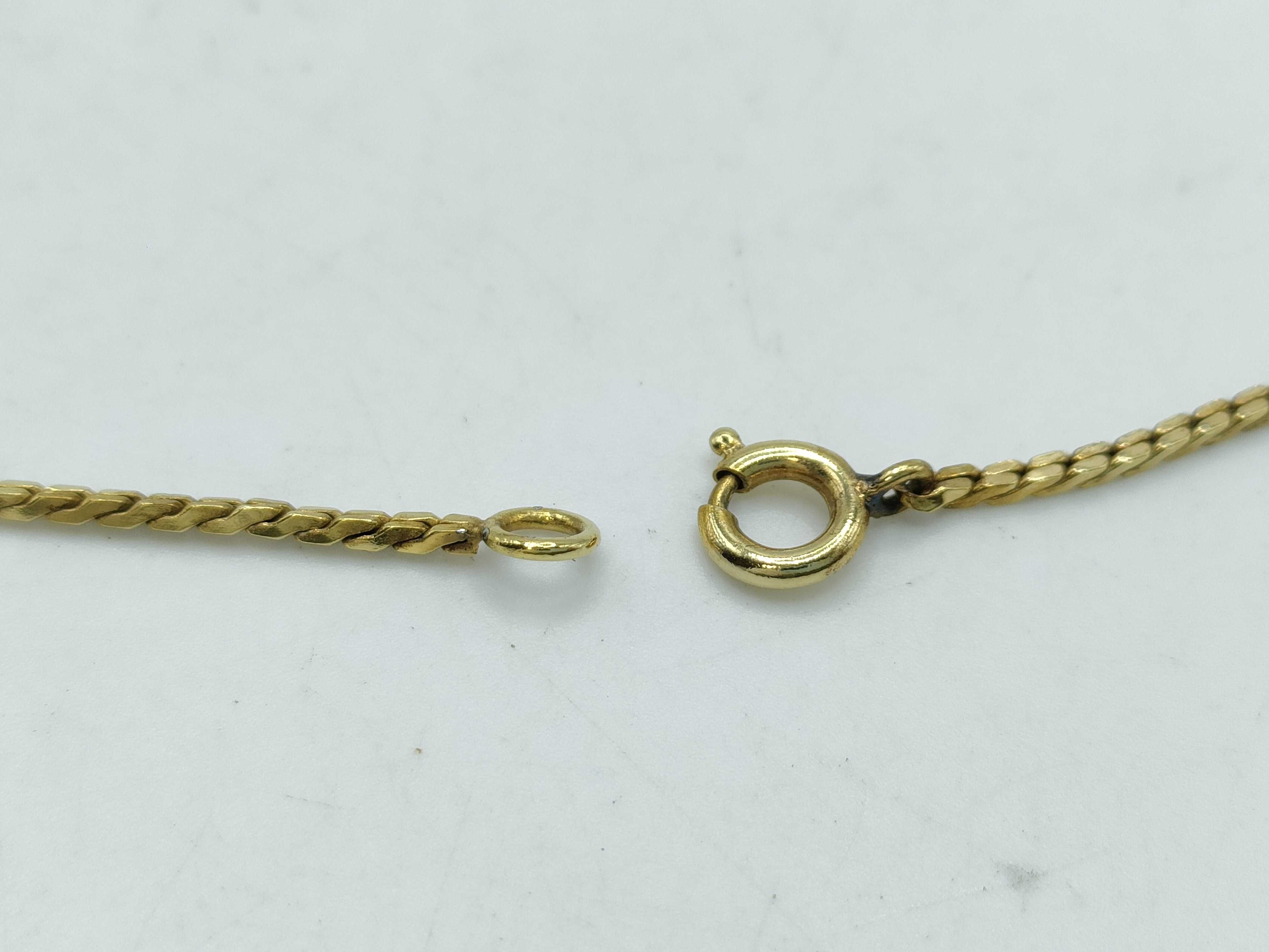Rhinestone Necklace, Logo, Heart Shape, Gold Necklace — view 4
