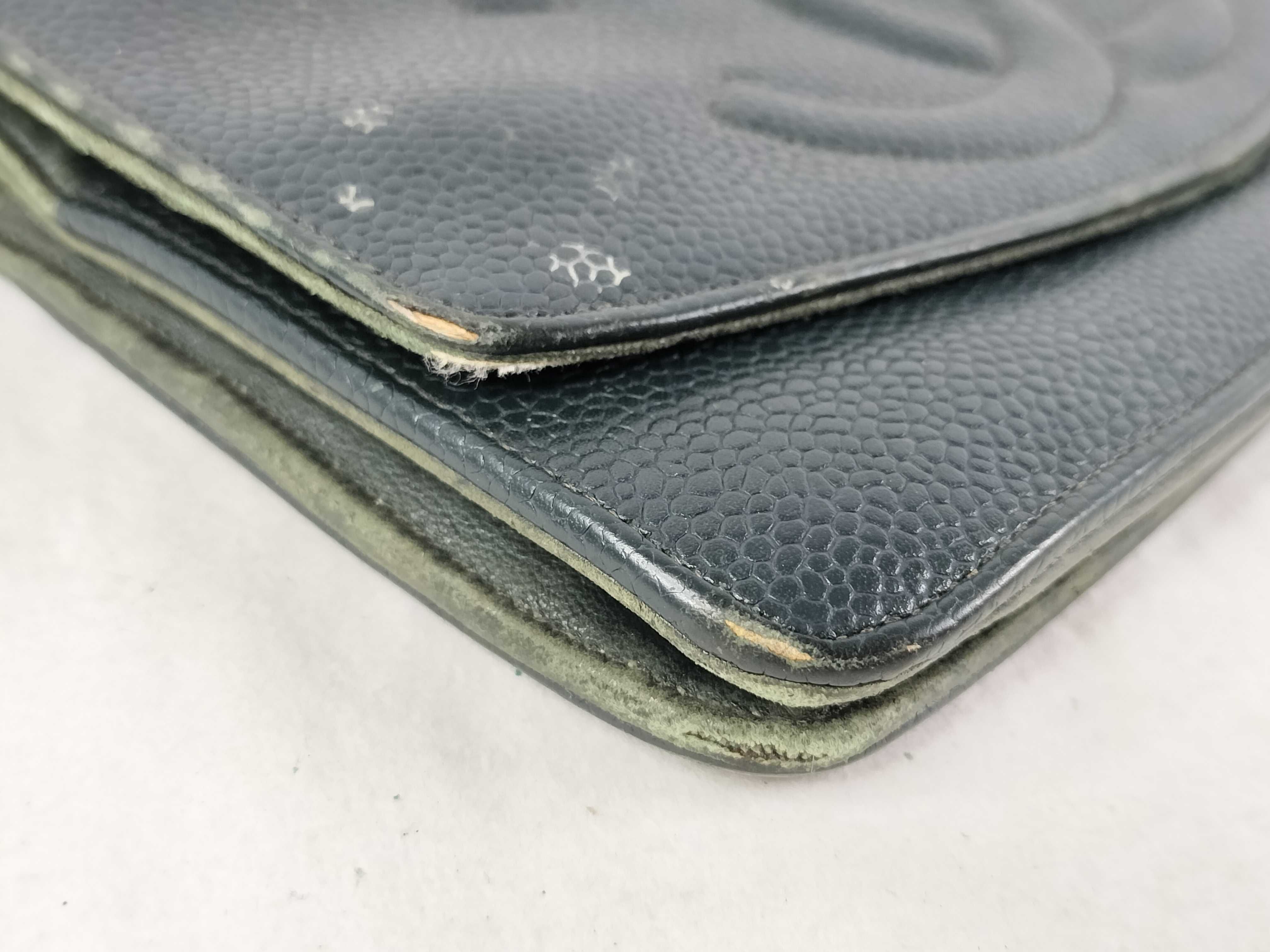 Caviar Skin Chain Wallet — view 3
