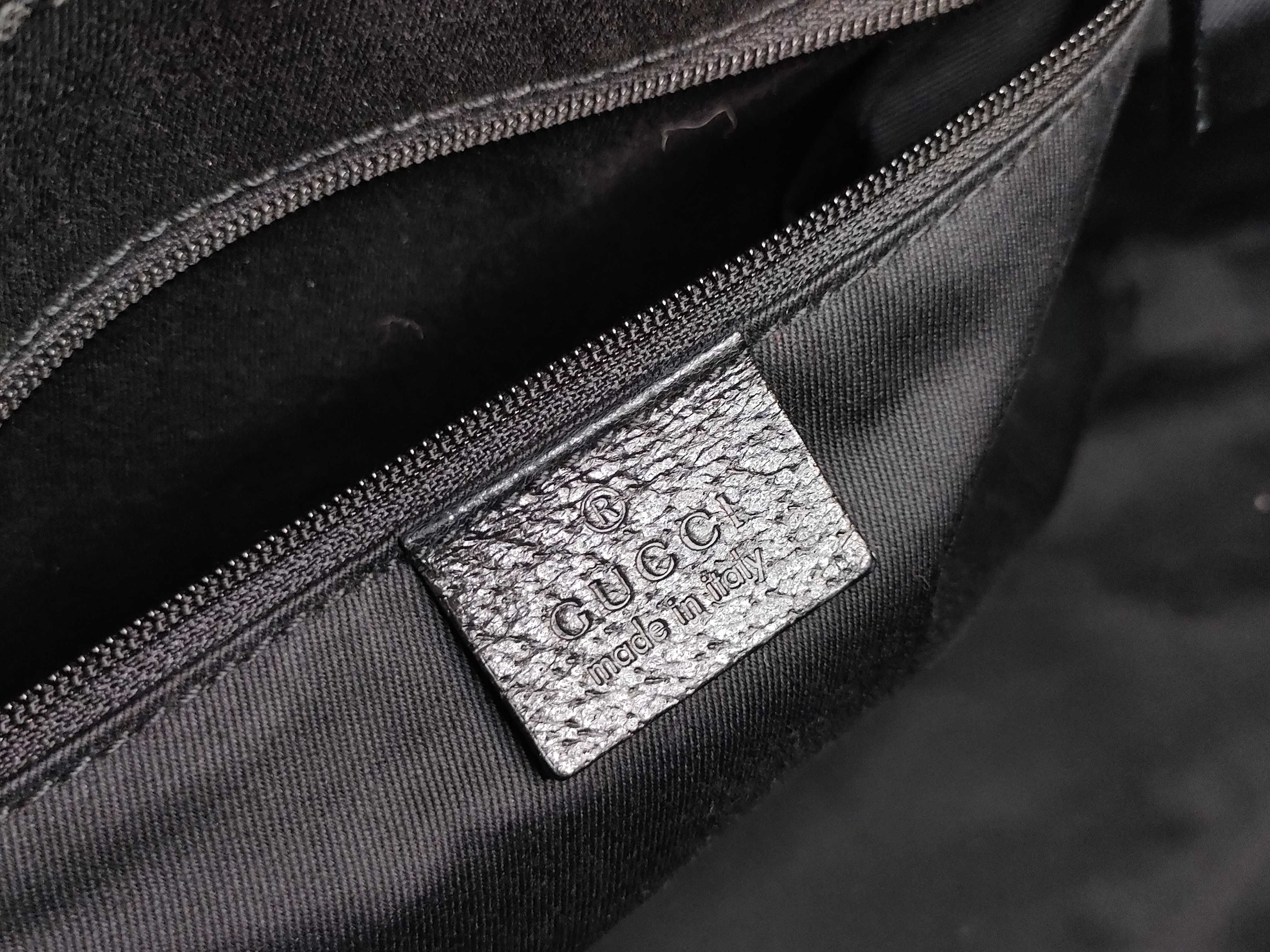 GG Canvas Tote Bag (Black) — view 11