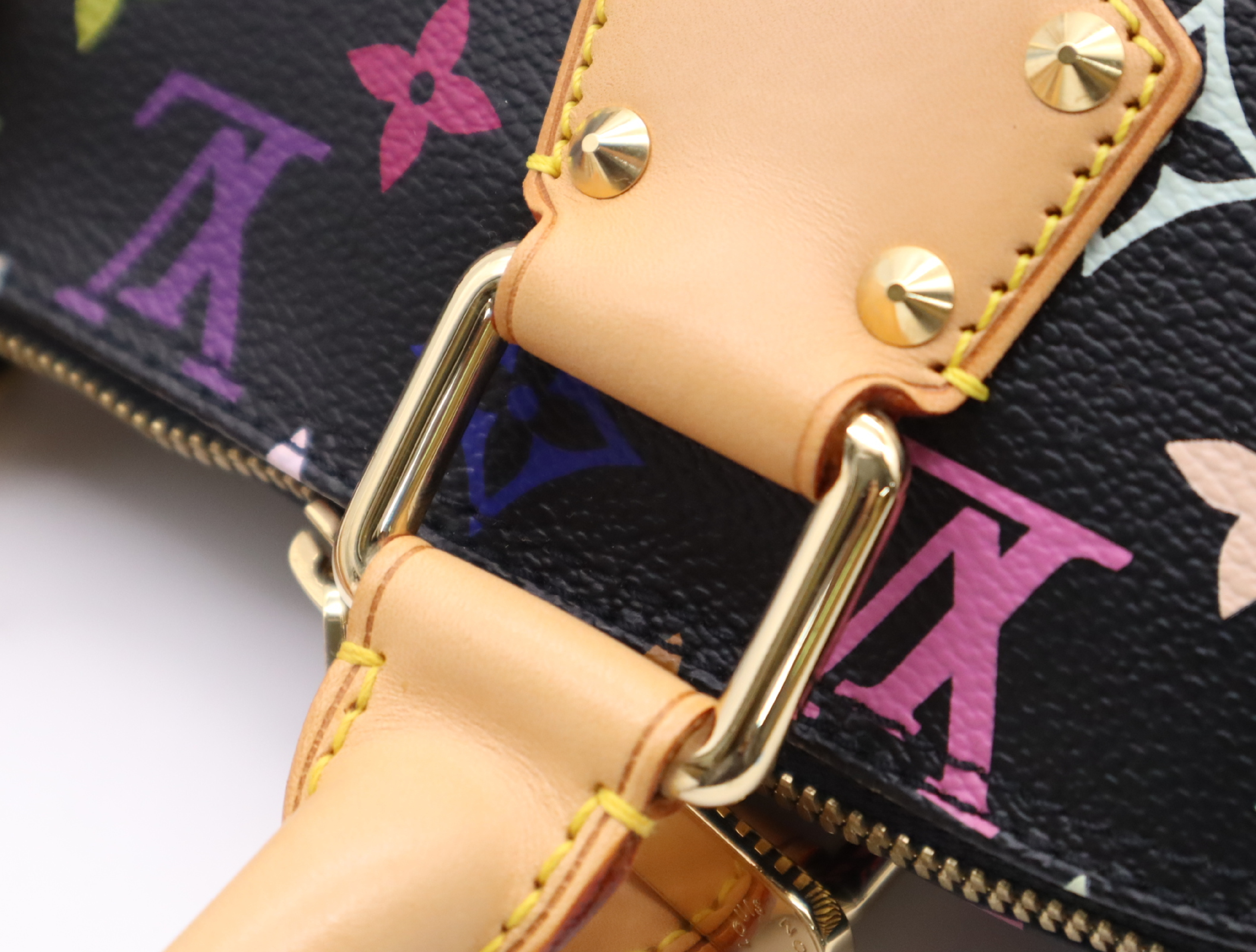 M92646 Multicolor Alma Noir Handbag — view 10