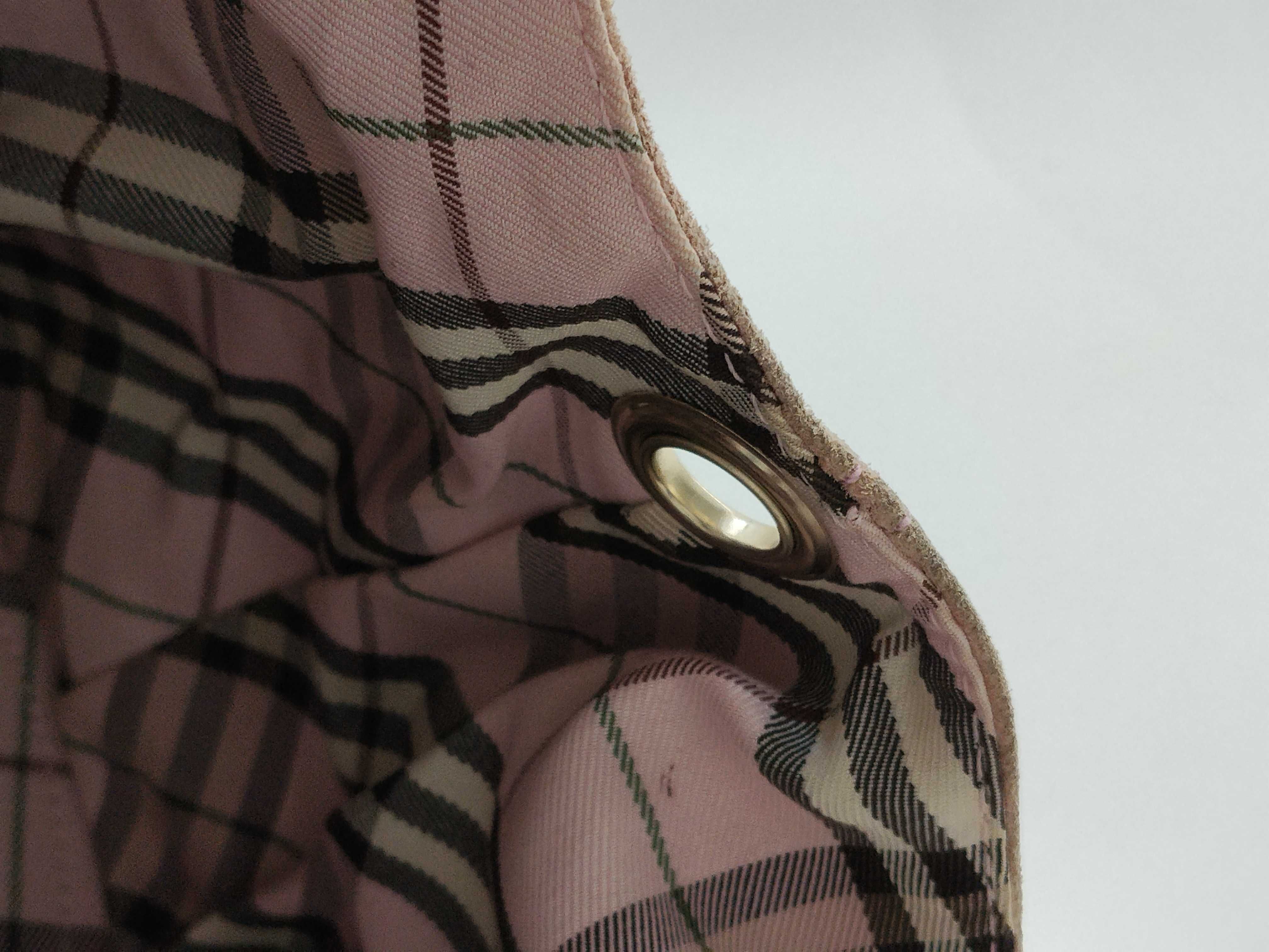 Blue Label Burberry Reversible Check Bag Handbag — view 9