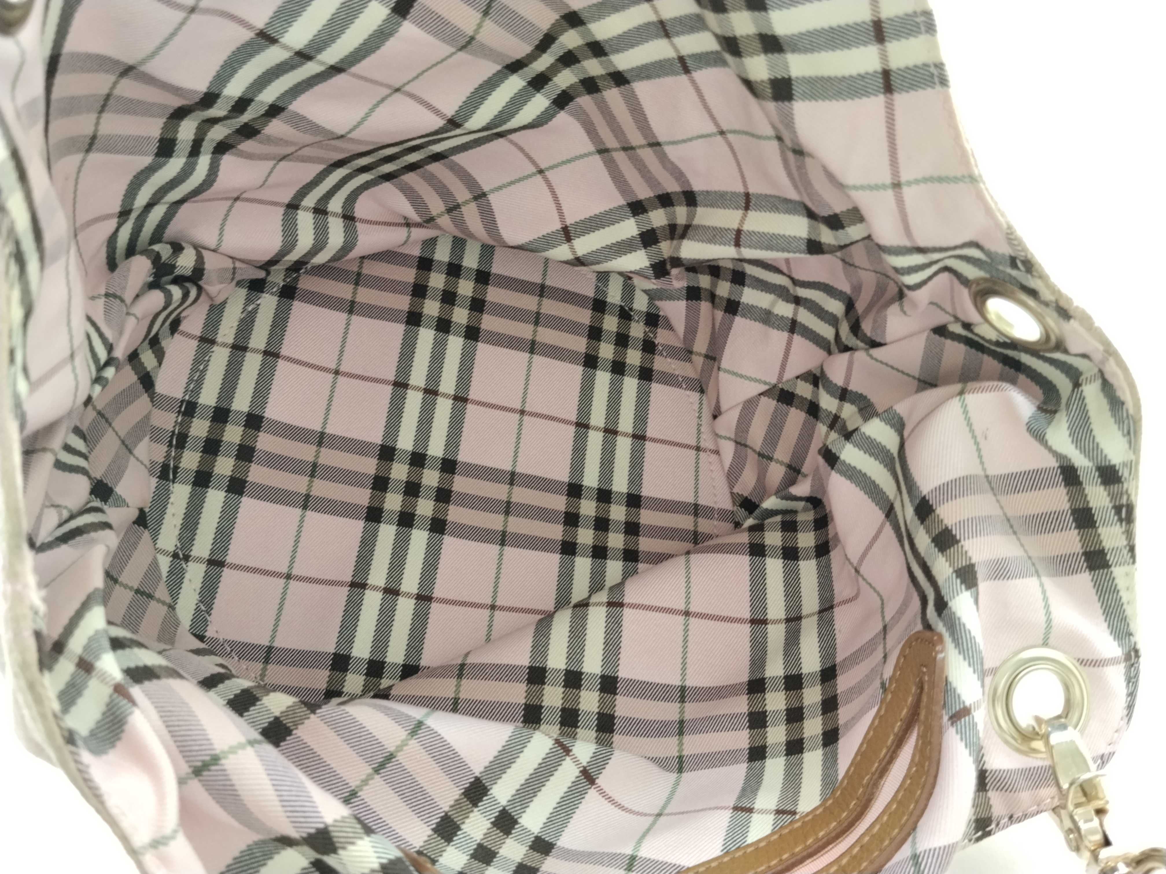 Blue Label Burberry Reversible Check Bag Handbag — view 10