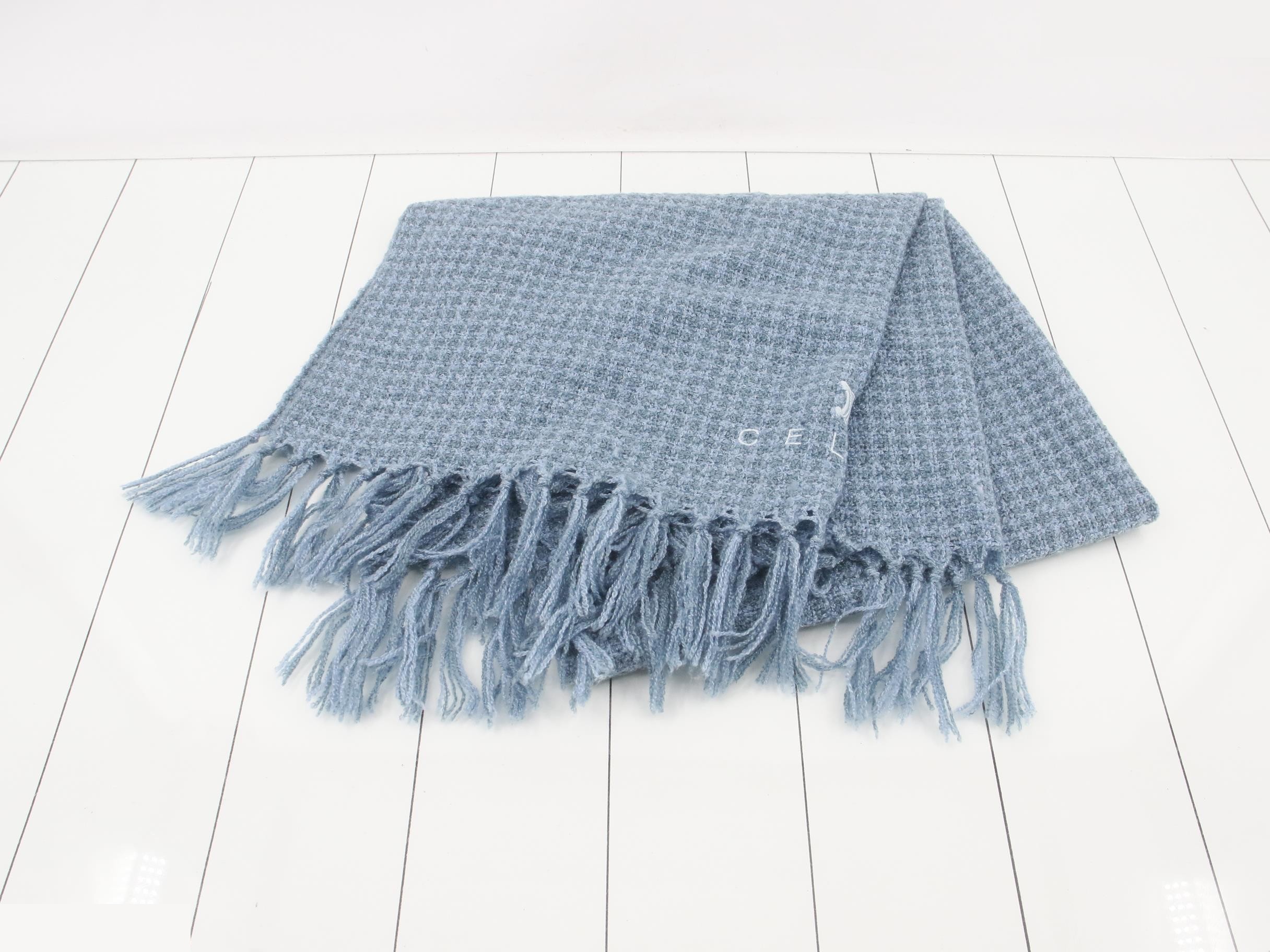 Triomphe Celine Triomphe Scarf Blue — view 2