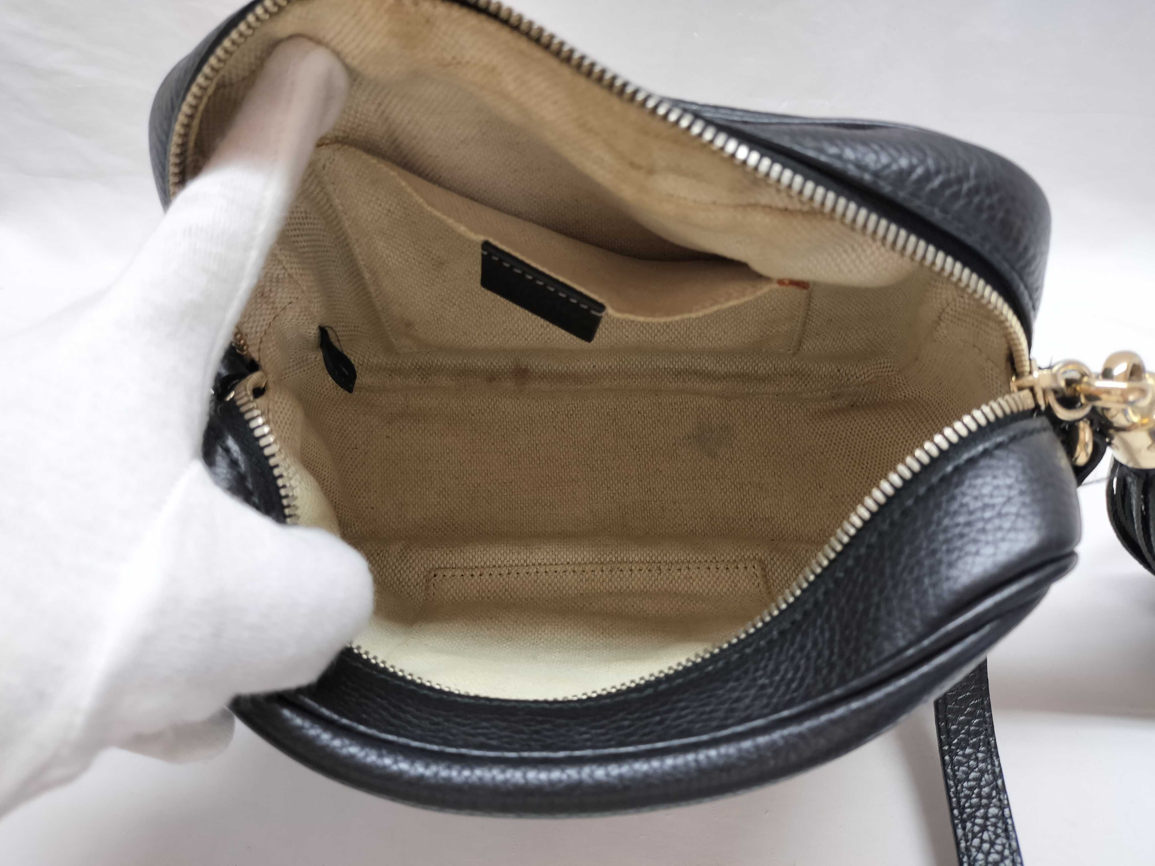 Soho Leather Shoulder Bag, Black, 308364 (Shoulder Bag) — view 11