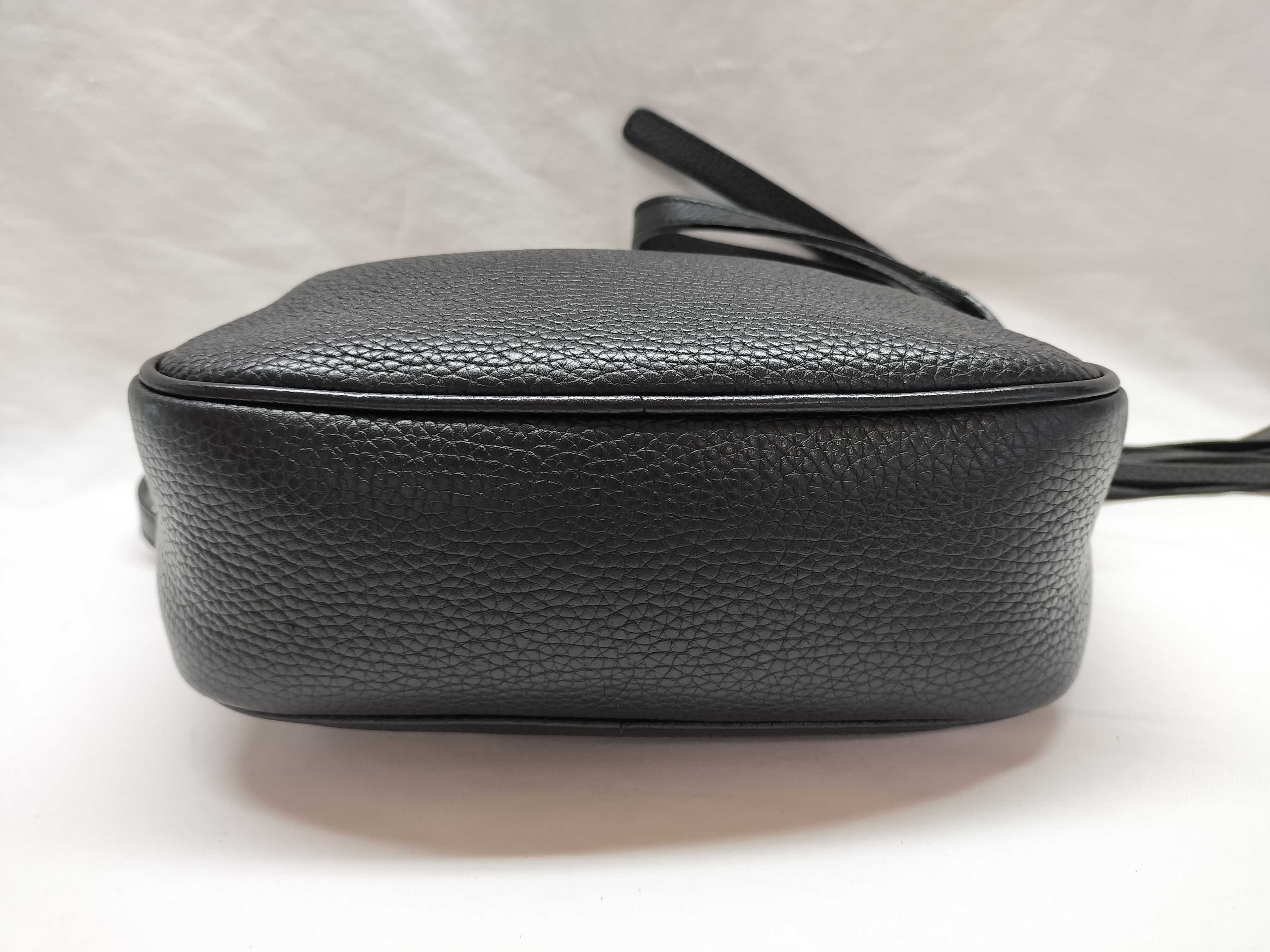 Soho Leather Shoulder Bag, Black, 308364 (Shoulder Bag) — view 3