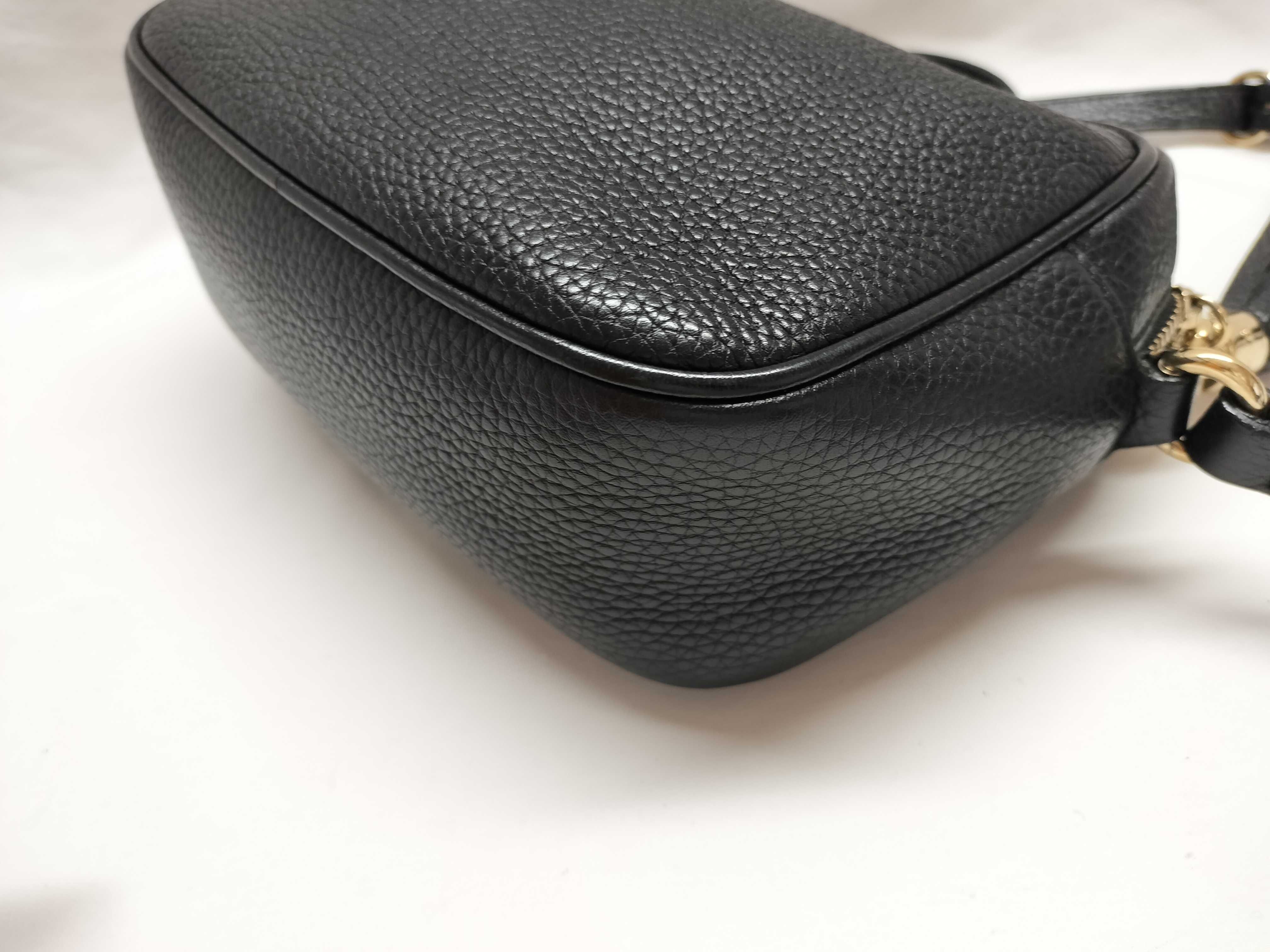 Soho Leather Shoulder Bag, Black, 308364 (Shoulder Bag) — view 4
