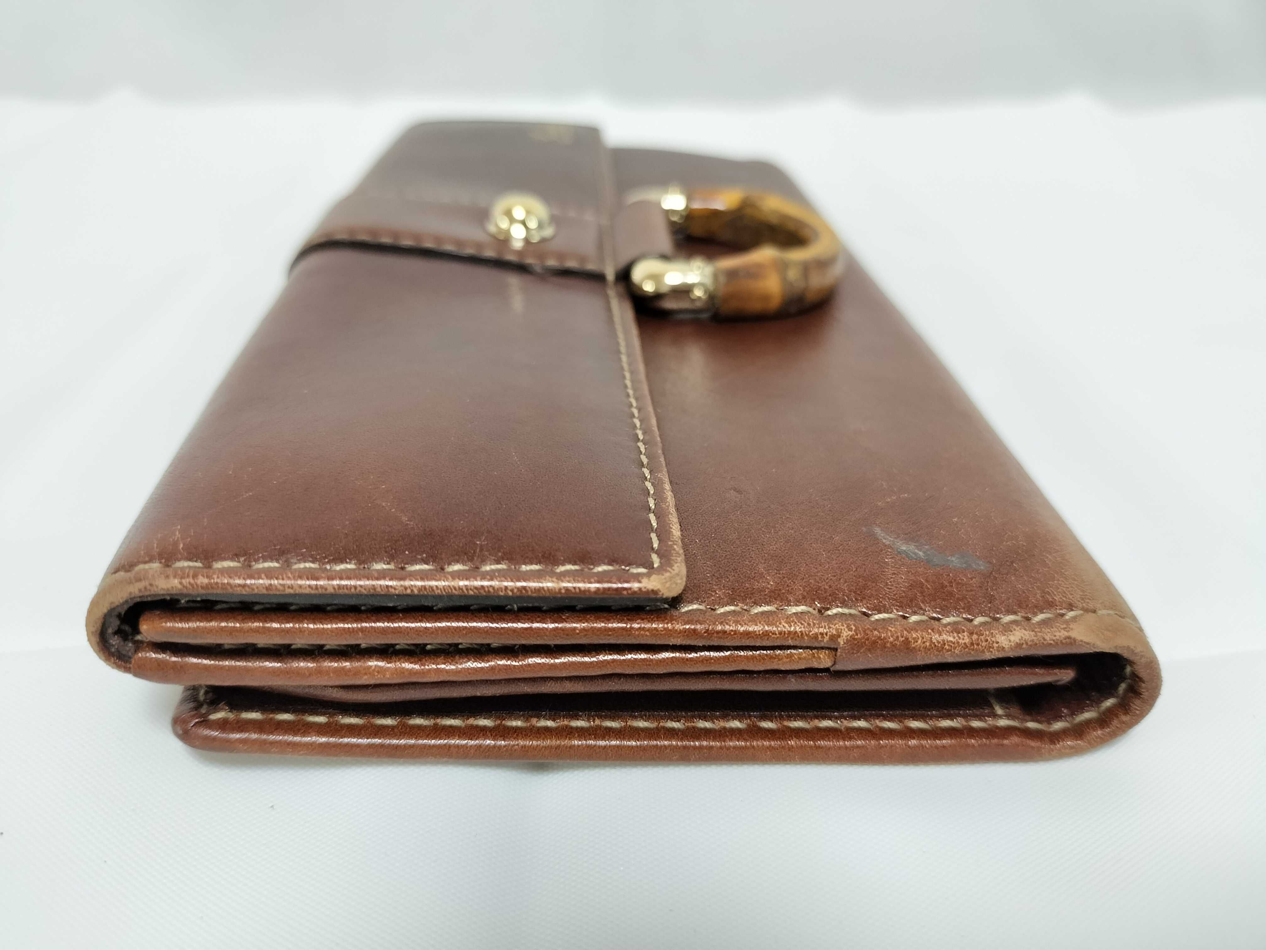 Bamboo Leather Long Wallet — view 5