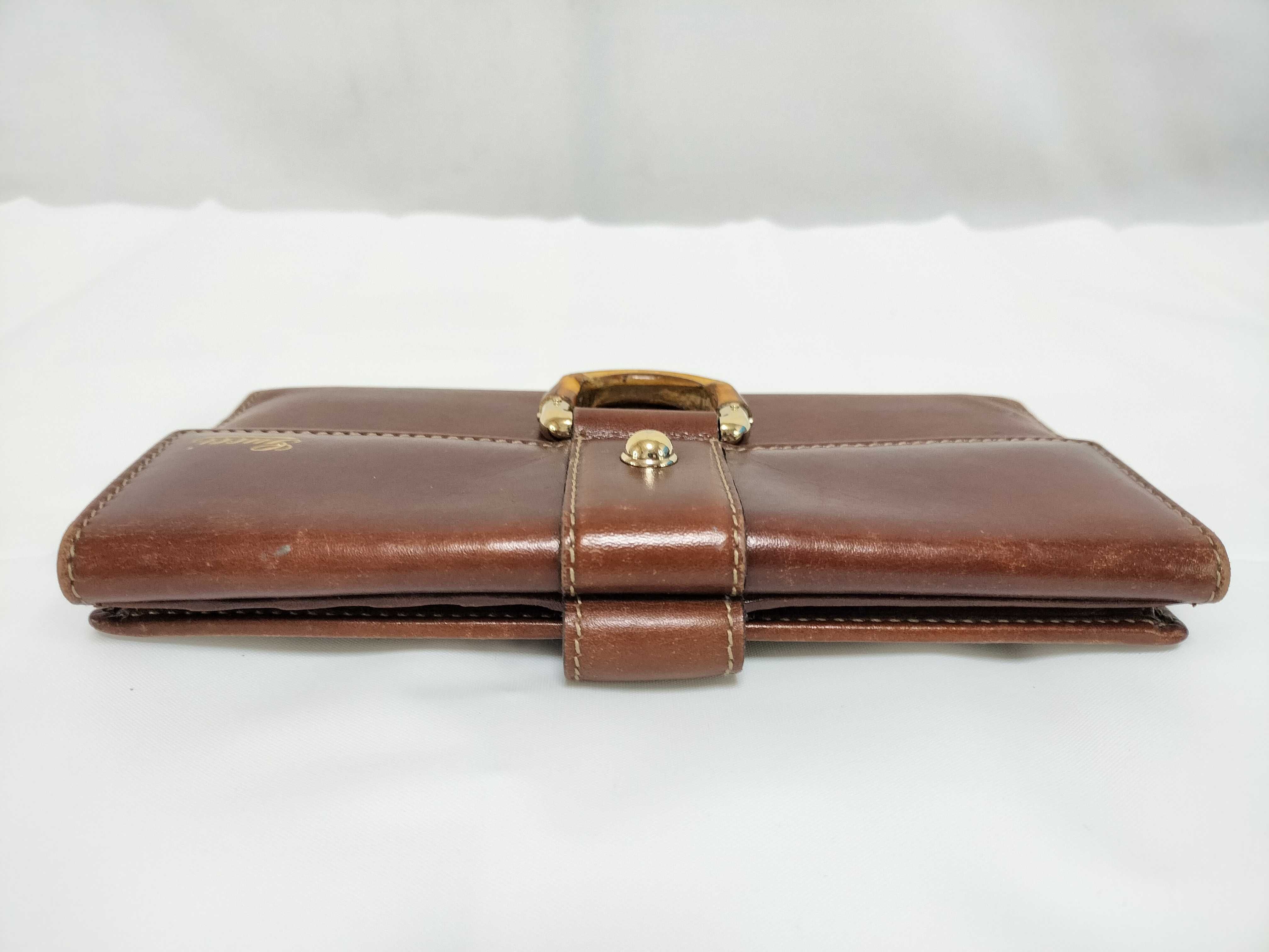 Bamboo Leather Long Wallet — view 6