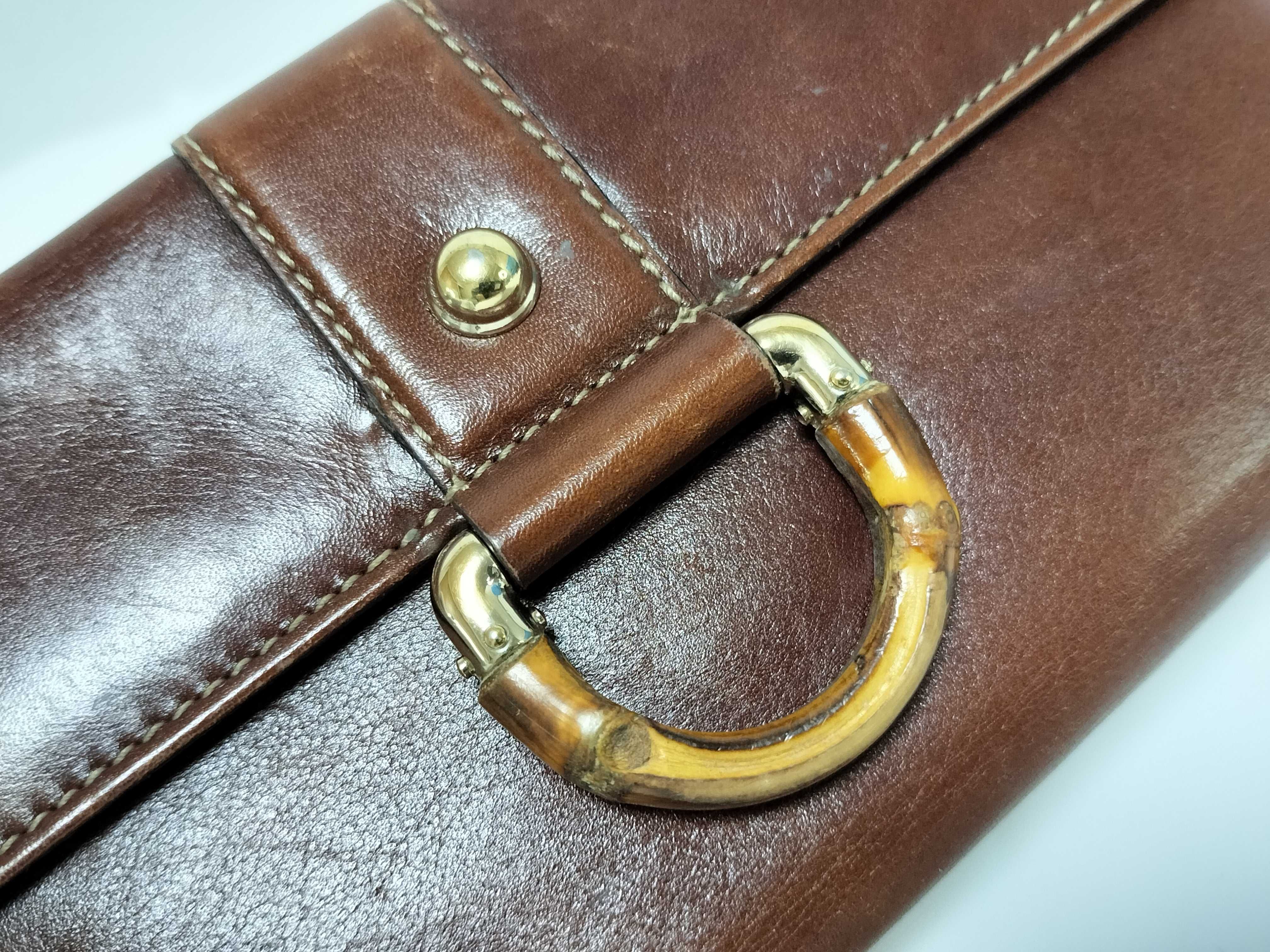 Bamboo Leather Long Wallet — view 7