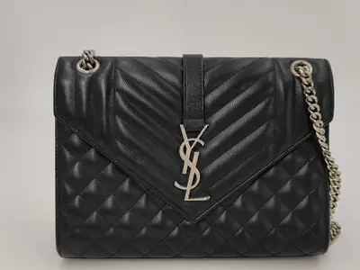 Envelope Leather Chain Hand Shoulder Bag