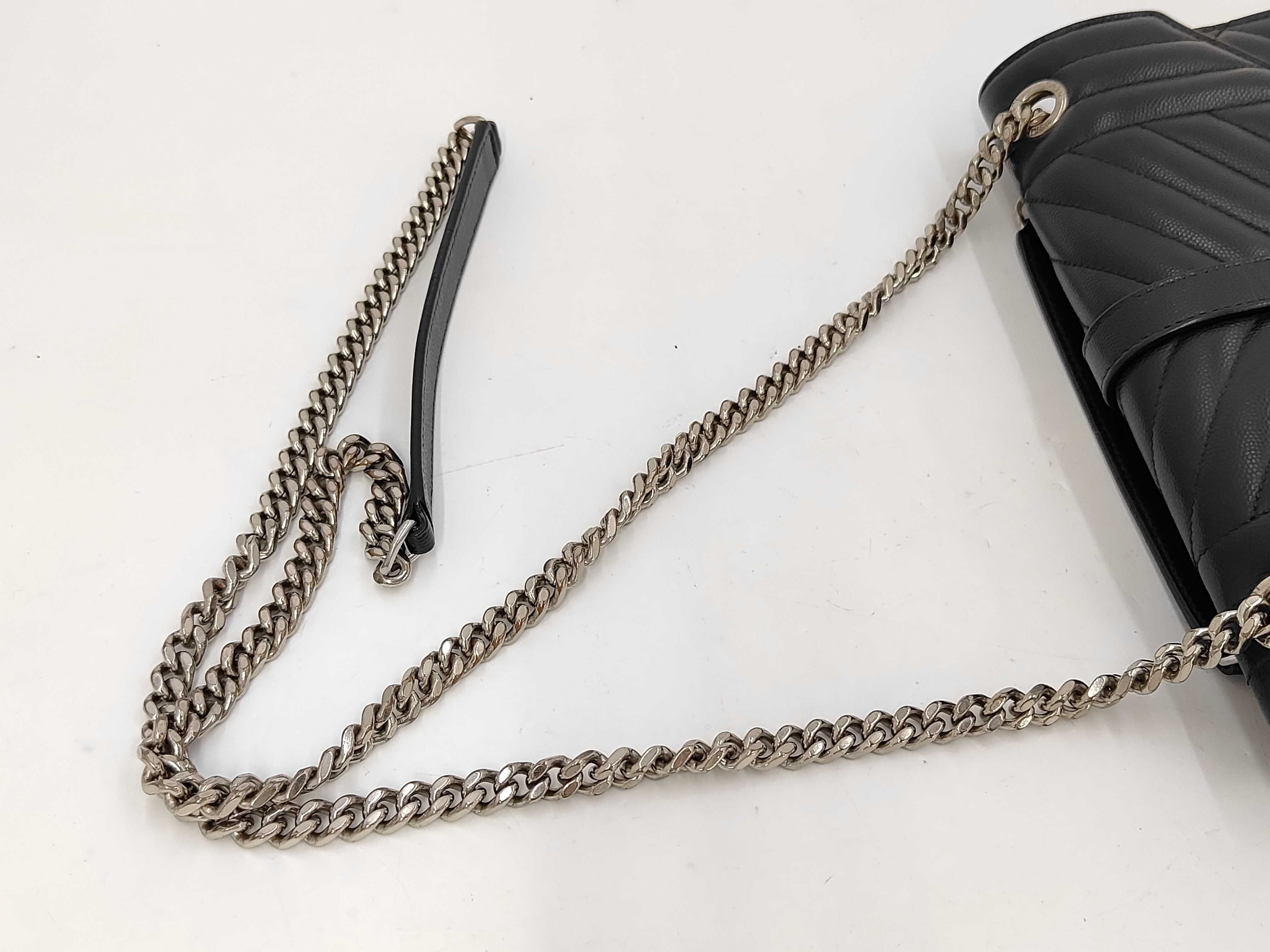 Envelope Leather Chain Hand Shoulder Bag — view 5