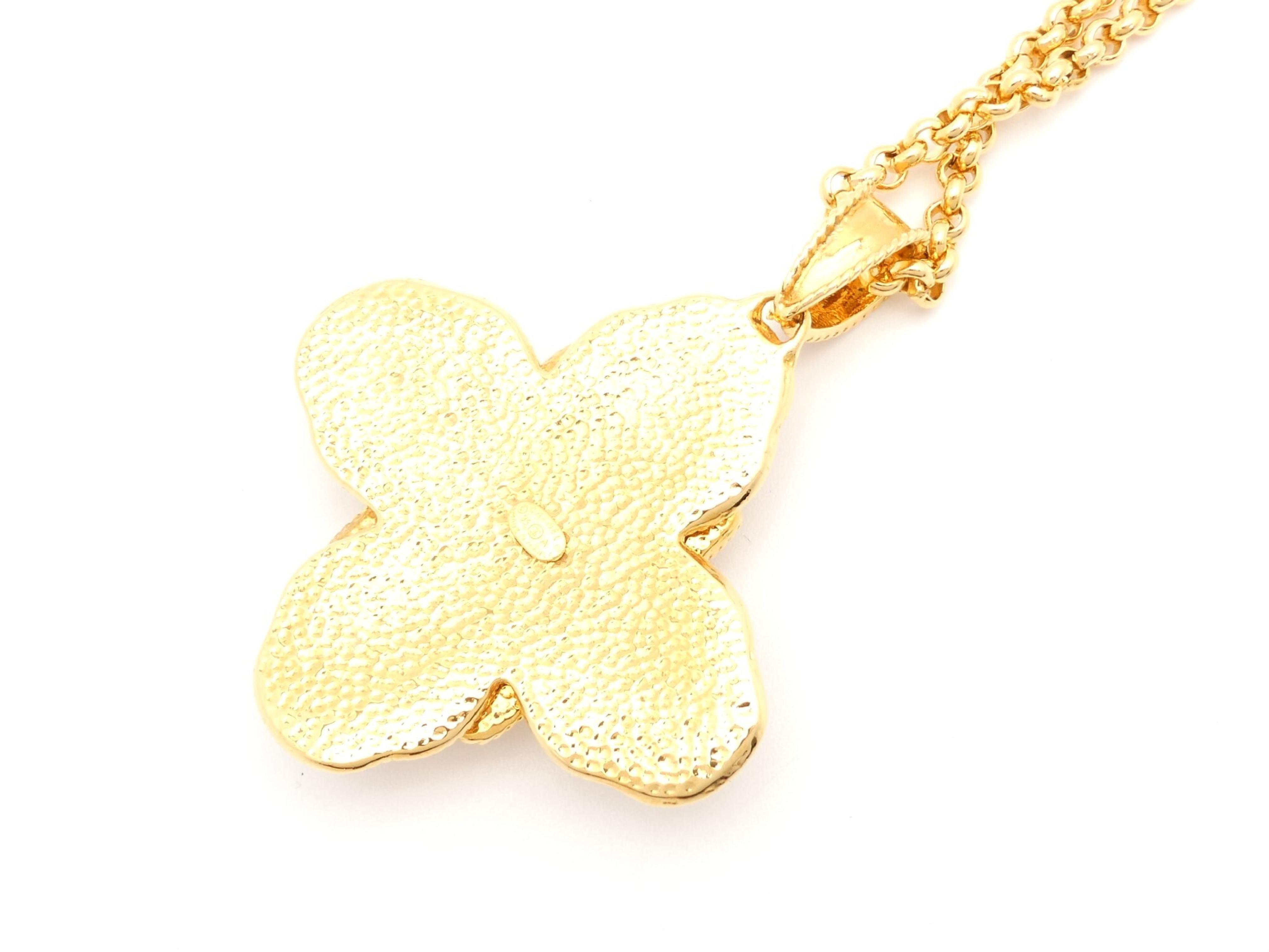 Coco Mark Gold Necklace — view 5