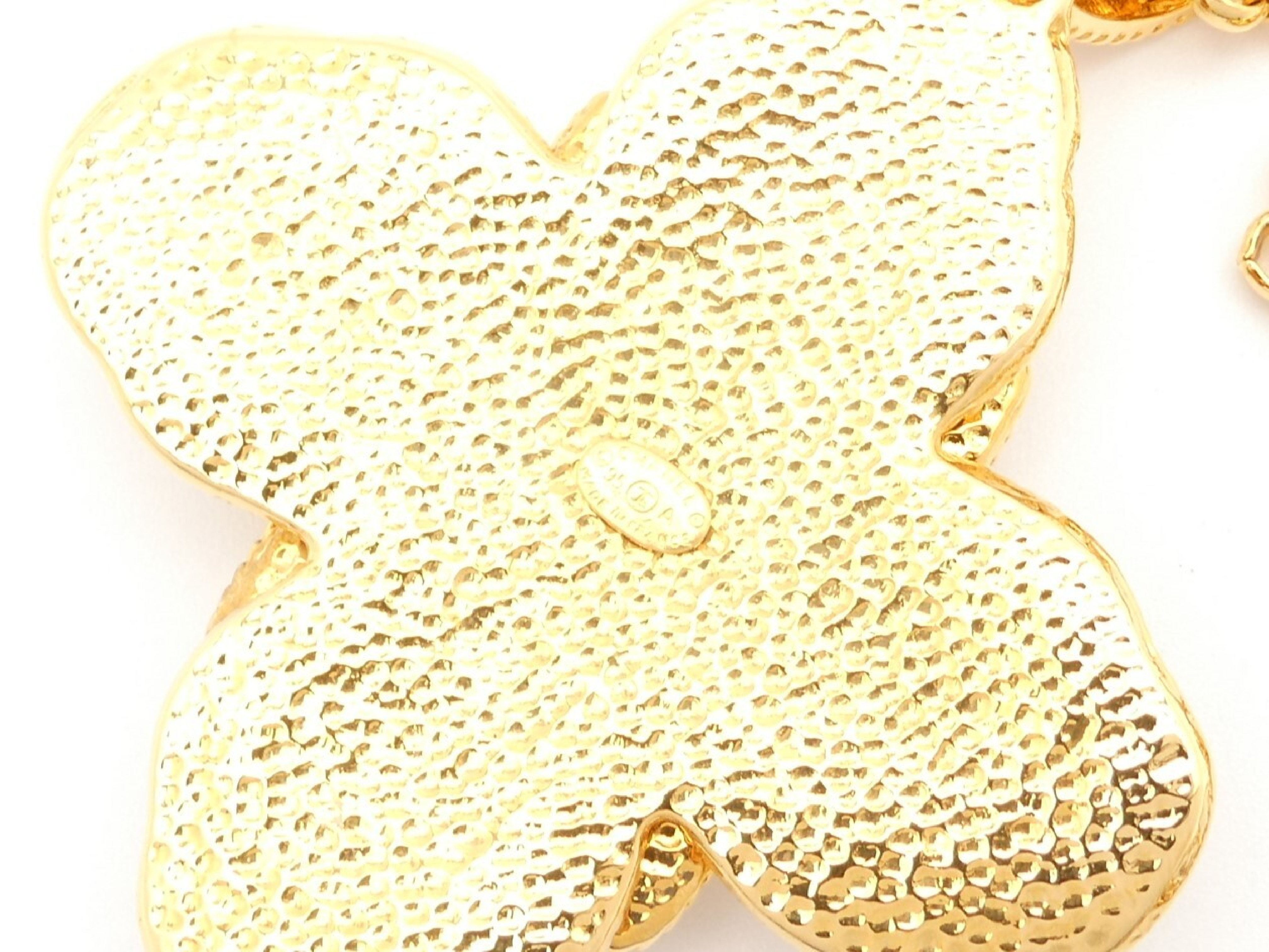 Coco Mark Gold Necklace — view 9