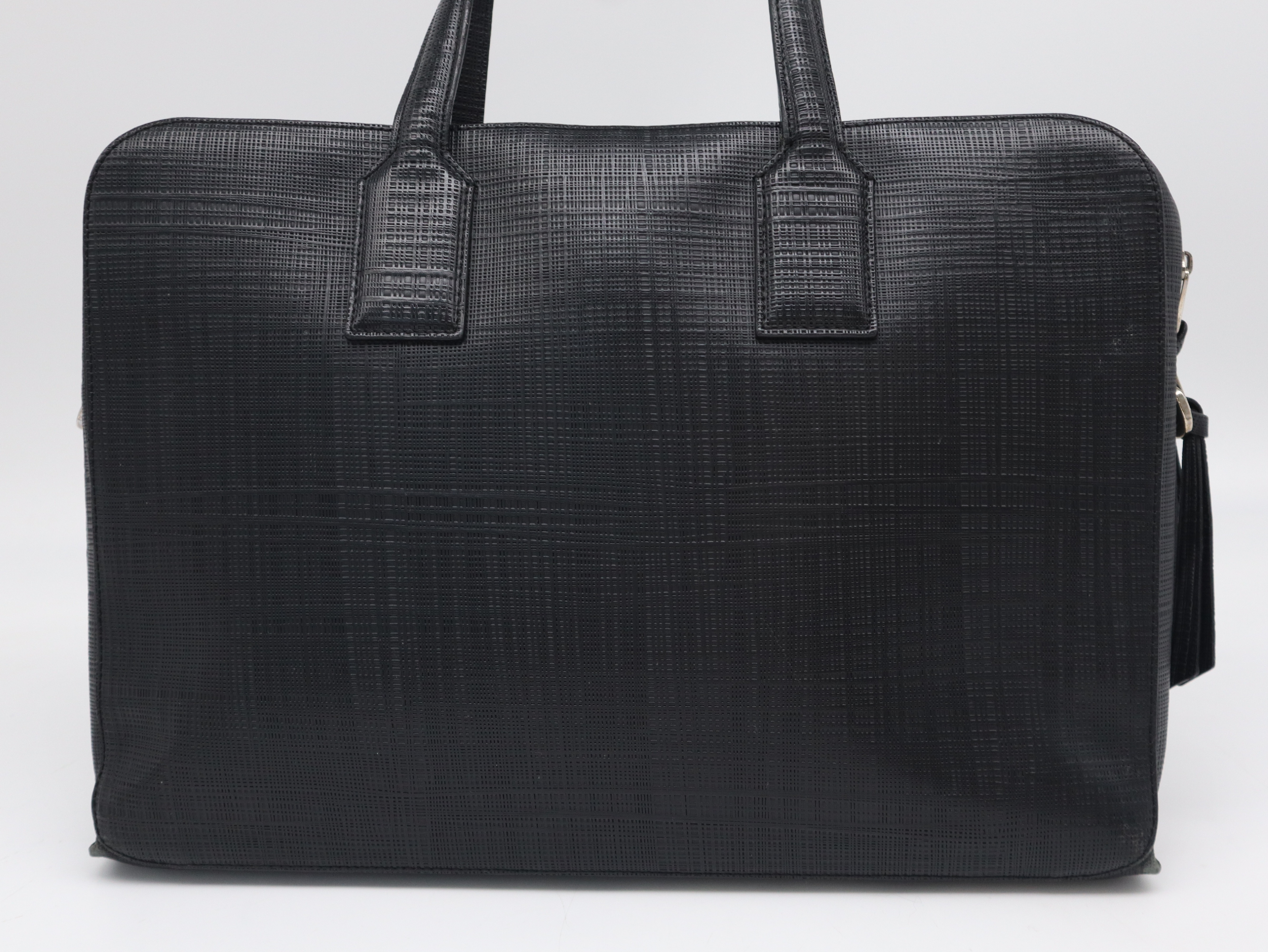 Leather Goya Briefcase Black Business Bag — view 2