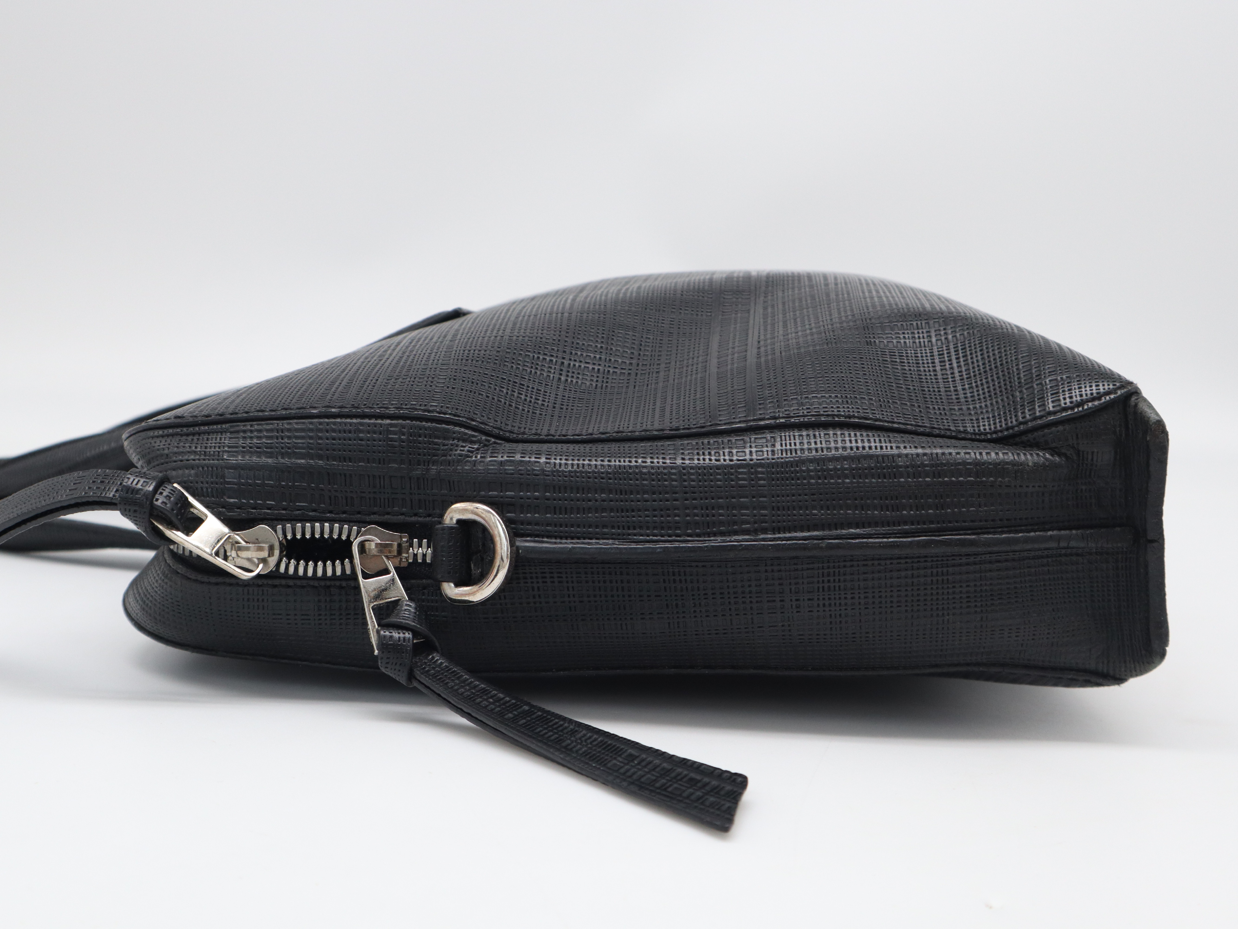 Leather Goya Briefcase Black Business Bag — view 3