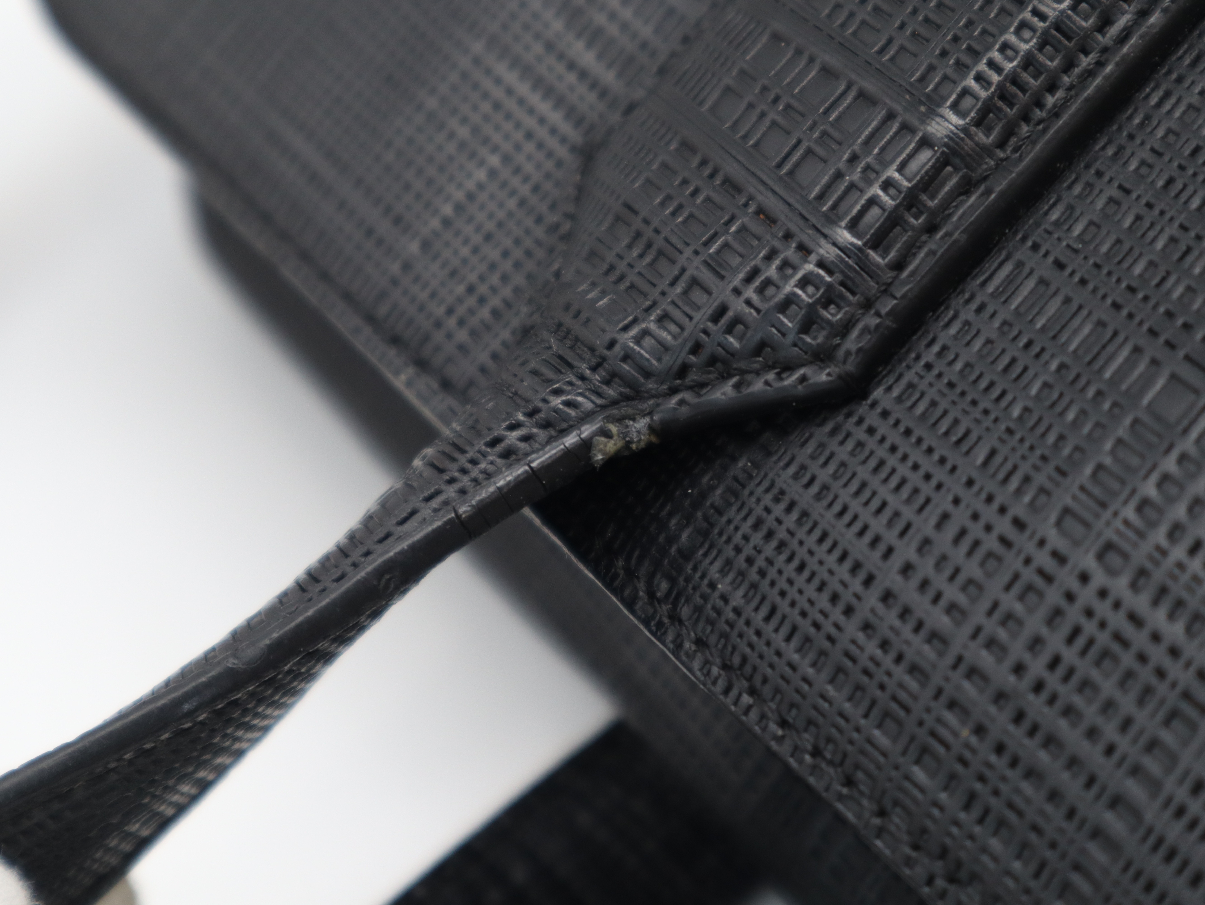 Leather Goya Briefcase Black Business Bag — view 9