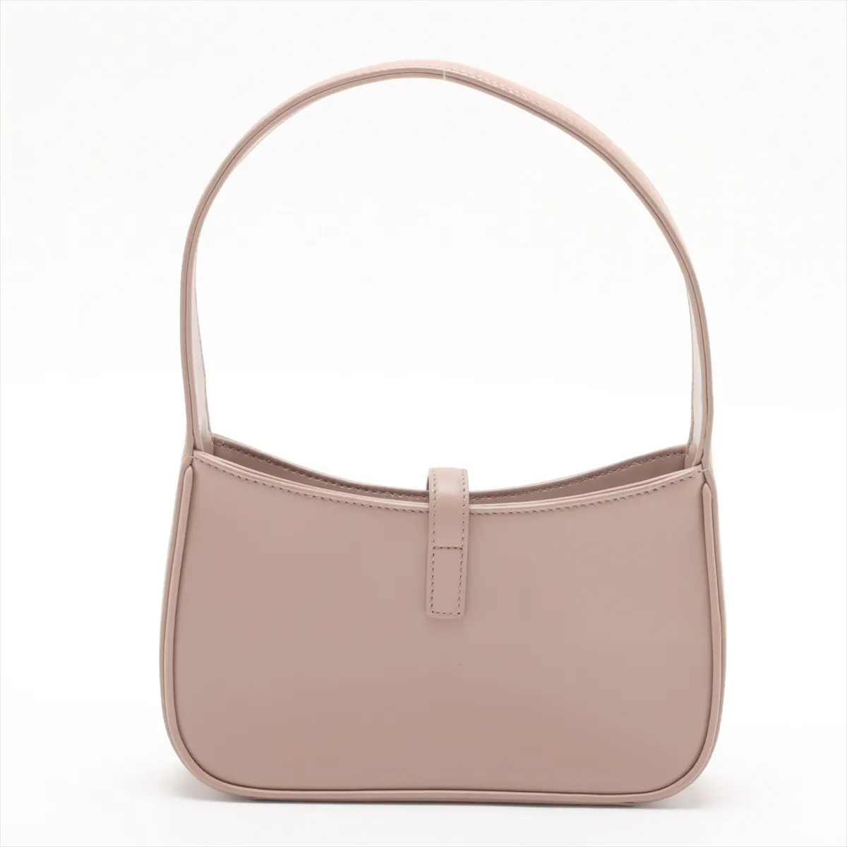 Mini Hobo Leather Handbag, Pink, 710318 — view 2