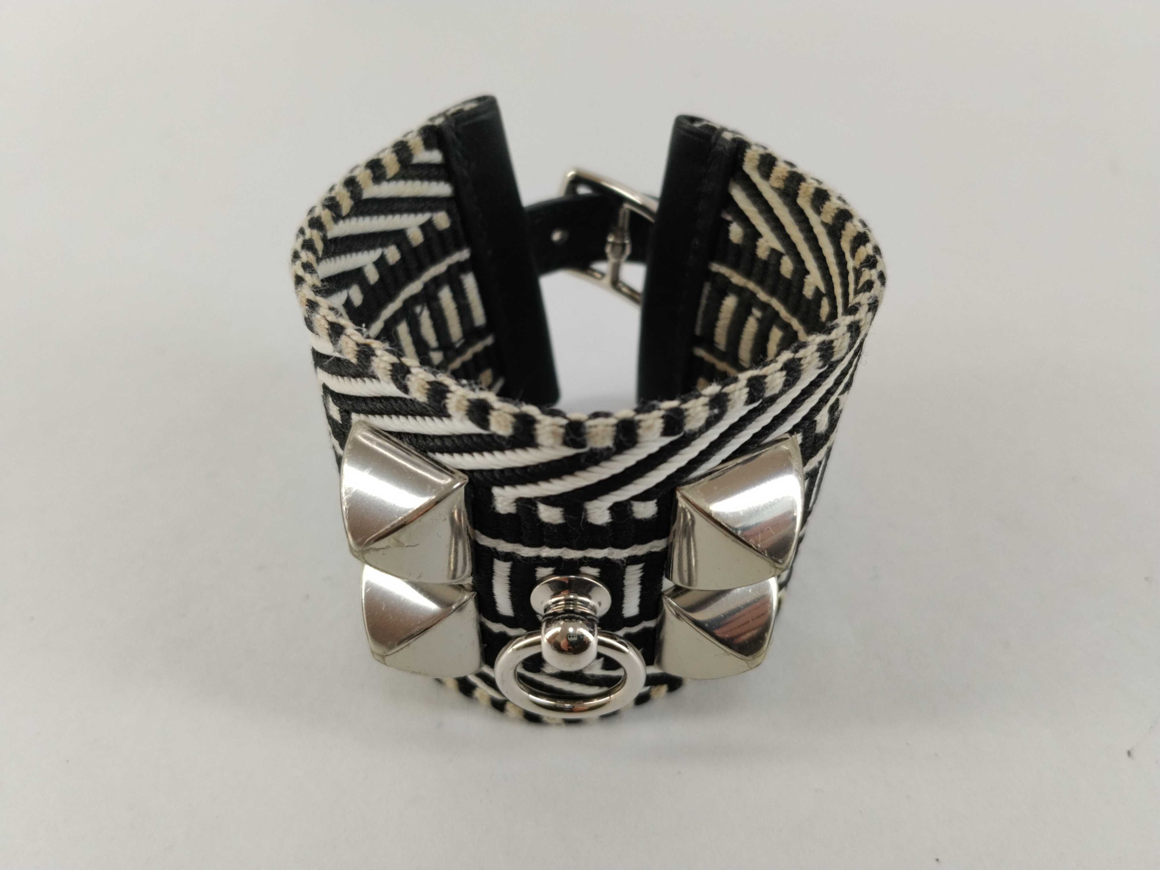 Collier de Chien Caval Canvas x Leather Bracelet (Bracelet/Bangle)