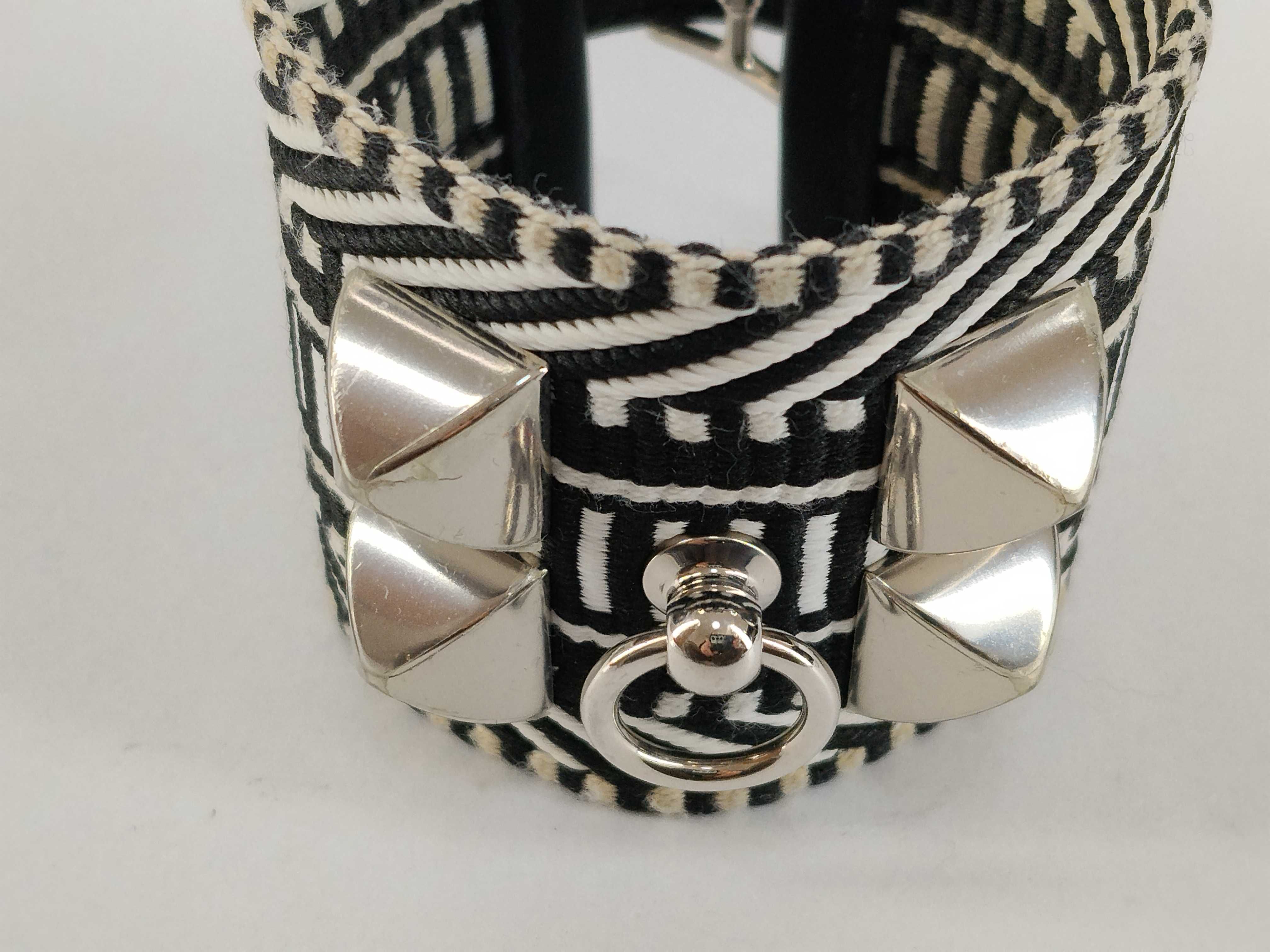 Collier de Chien Caval Canvas x Leather Bracelet (Bracelet/Bangle) — view 4