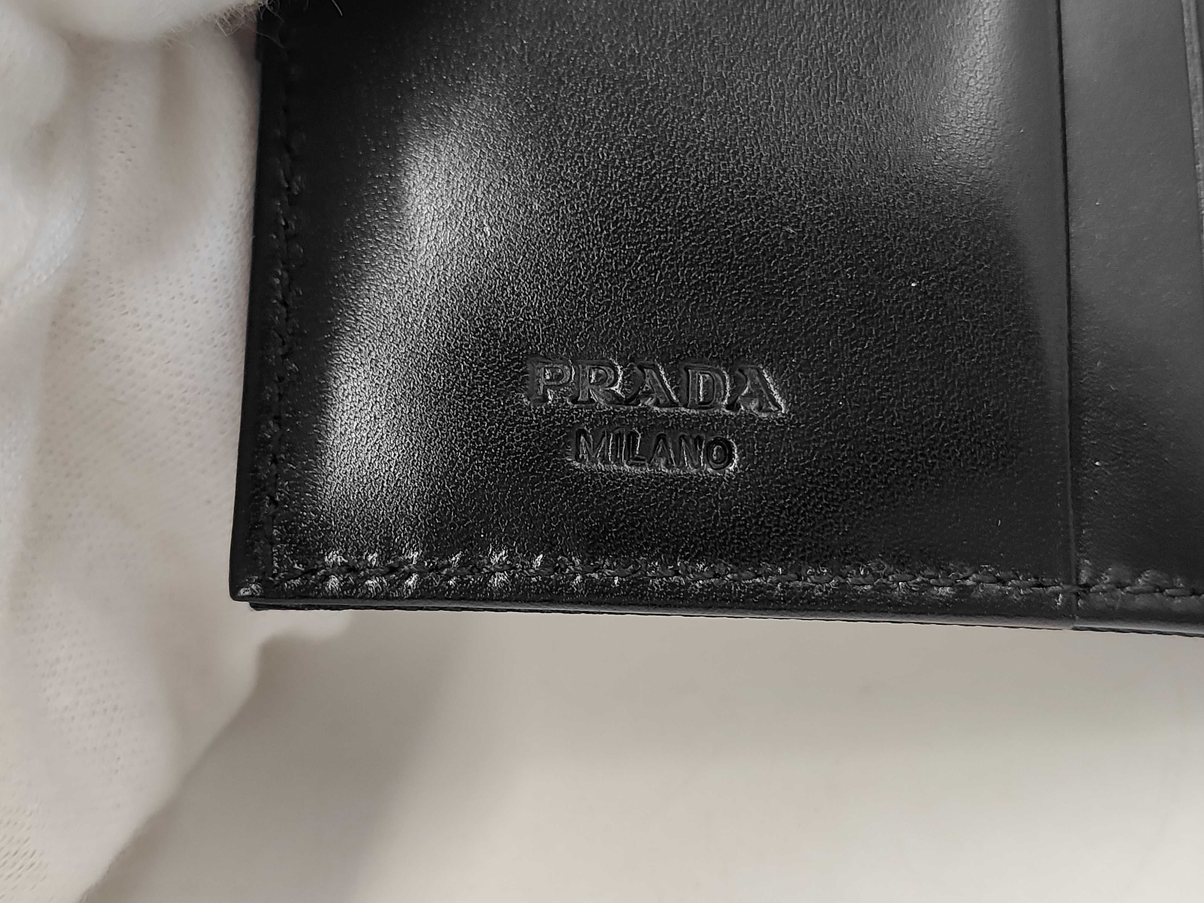 bi-fold wallet, nylon, black, 1M0523 — view 8
