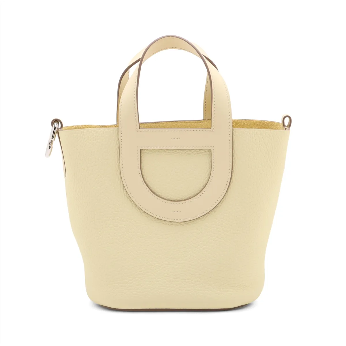 in the Loop 18 Taurillon Clemence x Swift Jaune Milton Silver hardware K:2025 — view 2
