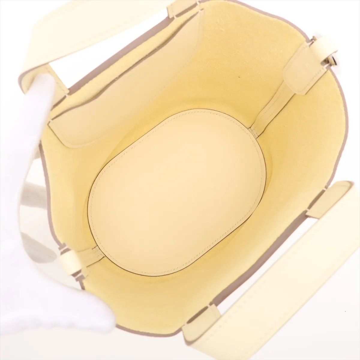 in the Loop 18 Taurillon Clemence x Swift Jaune Milton Silver hardware K:2025 — view 7