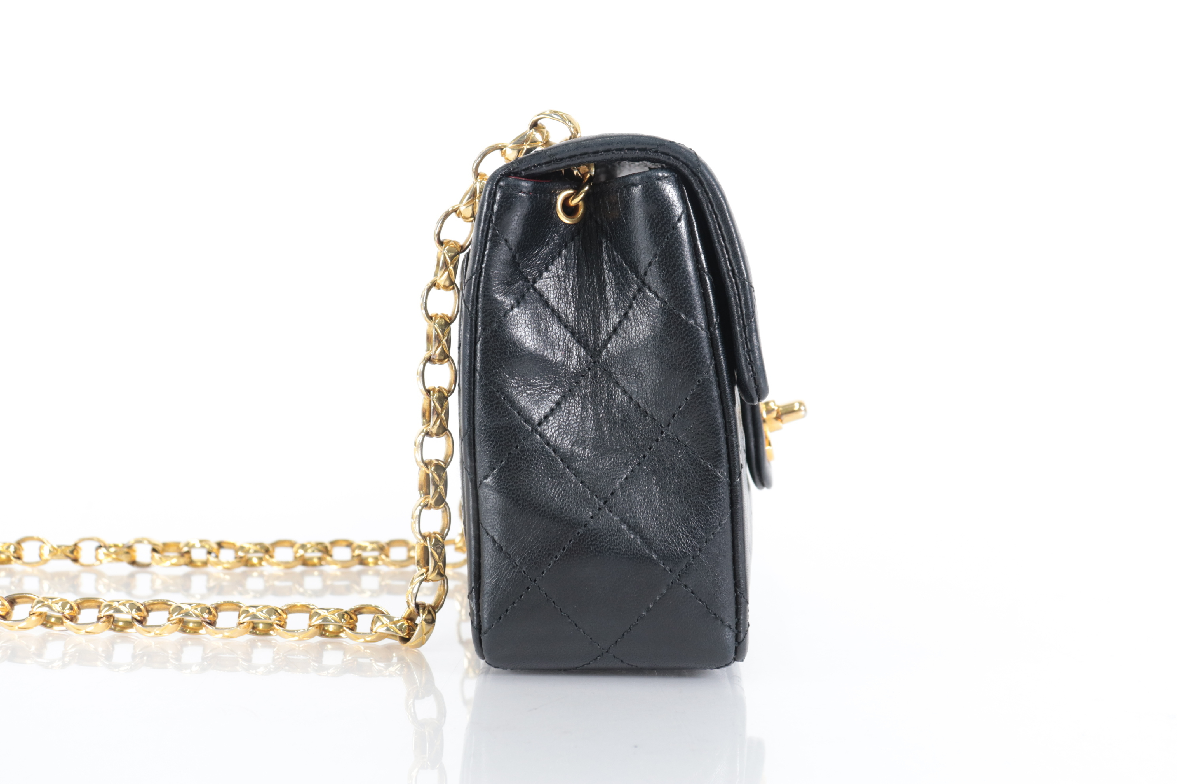 Mini Mat Lamb Chain Shoulder Bag (Series 1) — view 4