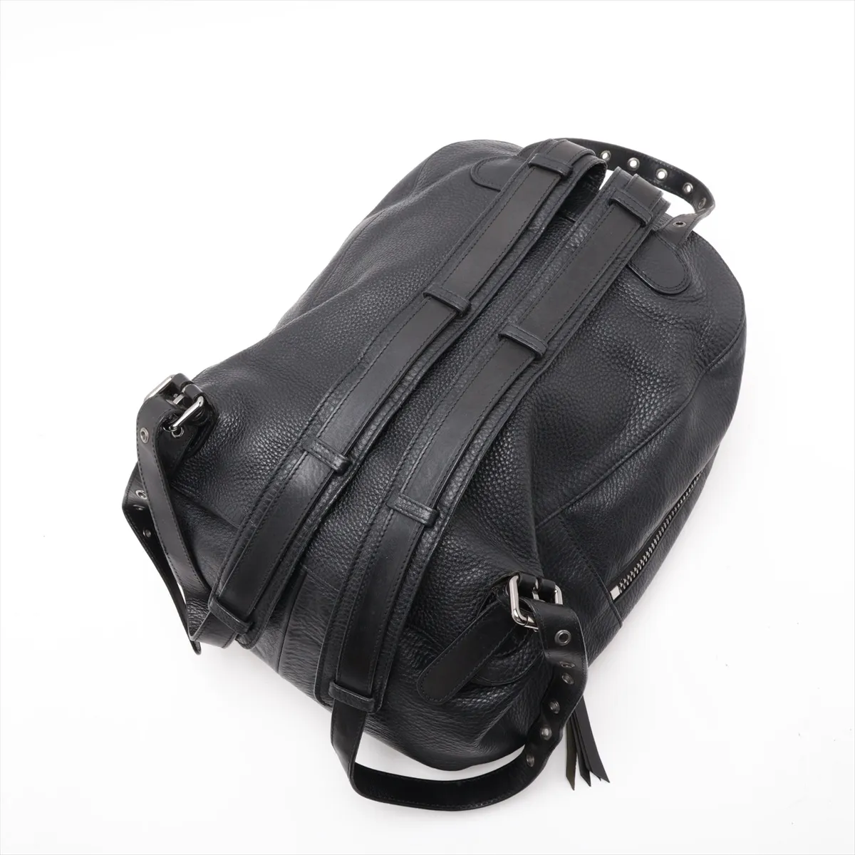 Calf Hair x Leather Backpack/Rucksack Brown x Black — view 5