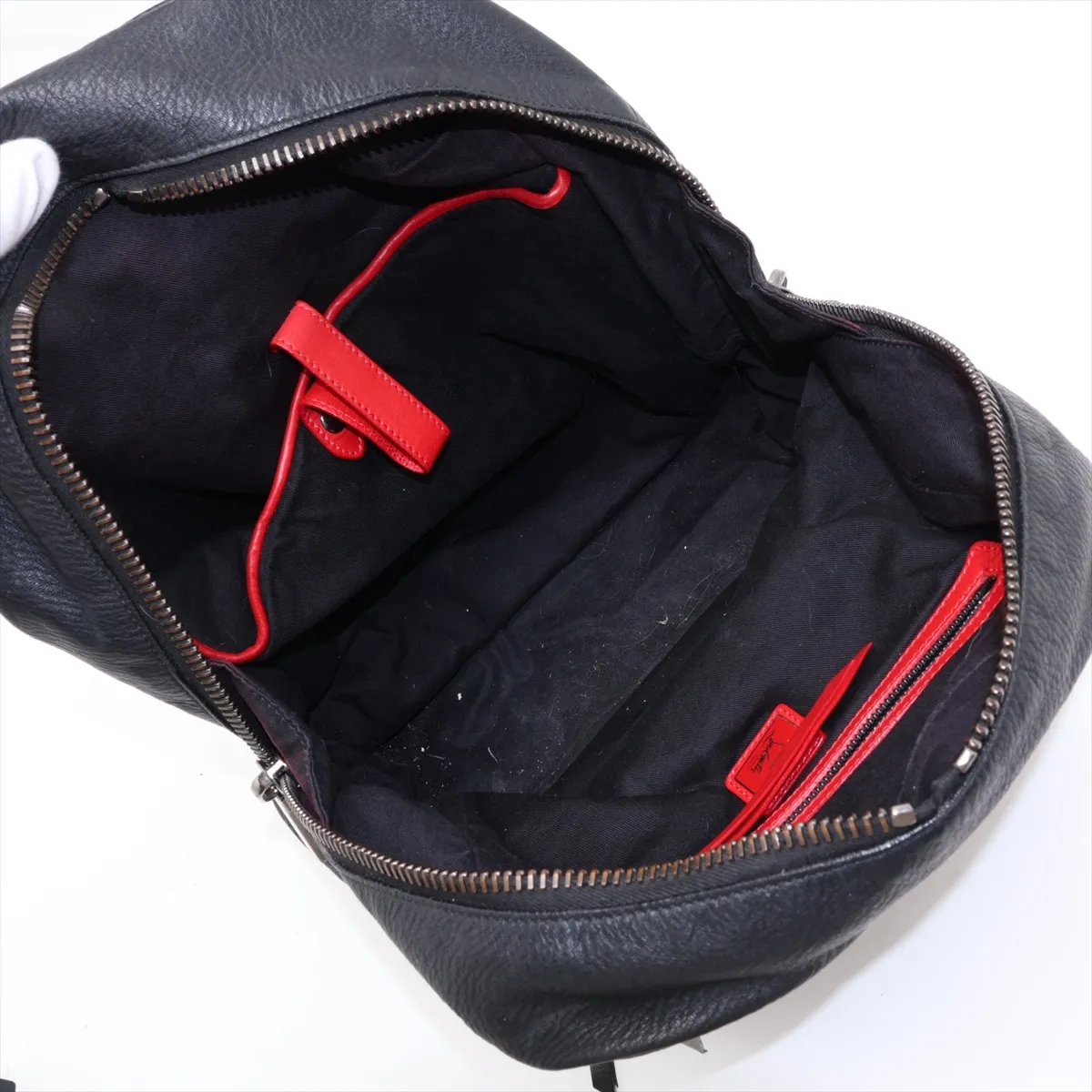 Calf Hair x Leather Backpack/Rucksack Brown x Black — view 7