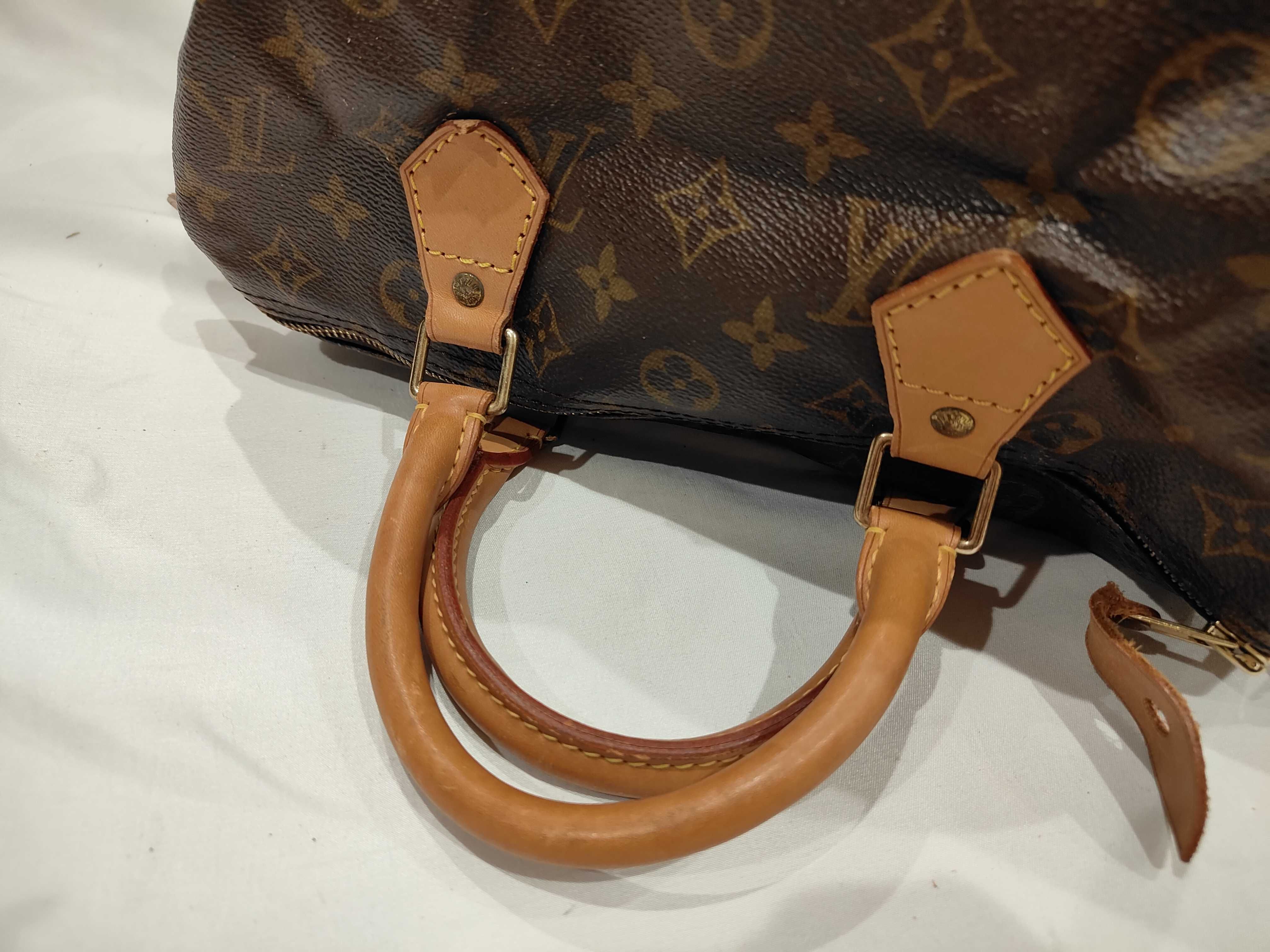 Monogram Speedy 30 Handbag (Slight deformation/deterioration) — view 6