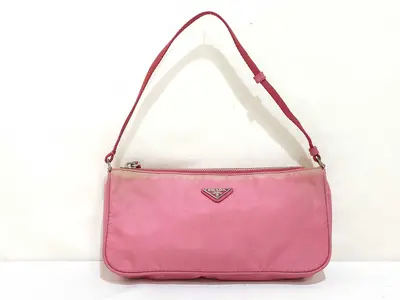 Nylon Prada Handbag Nylon Pink Handbag