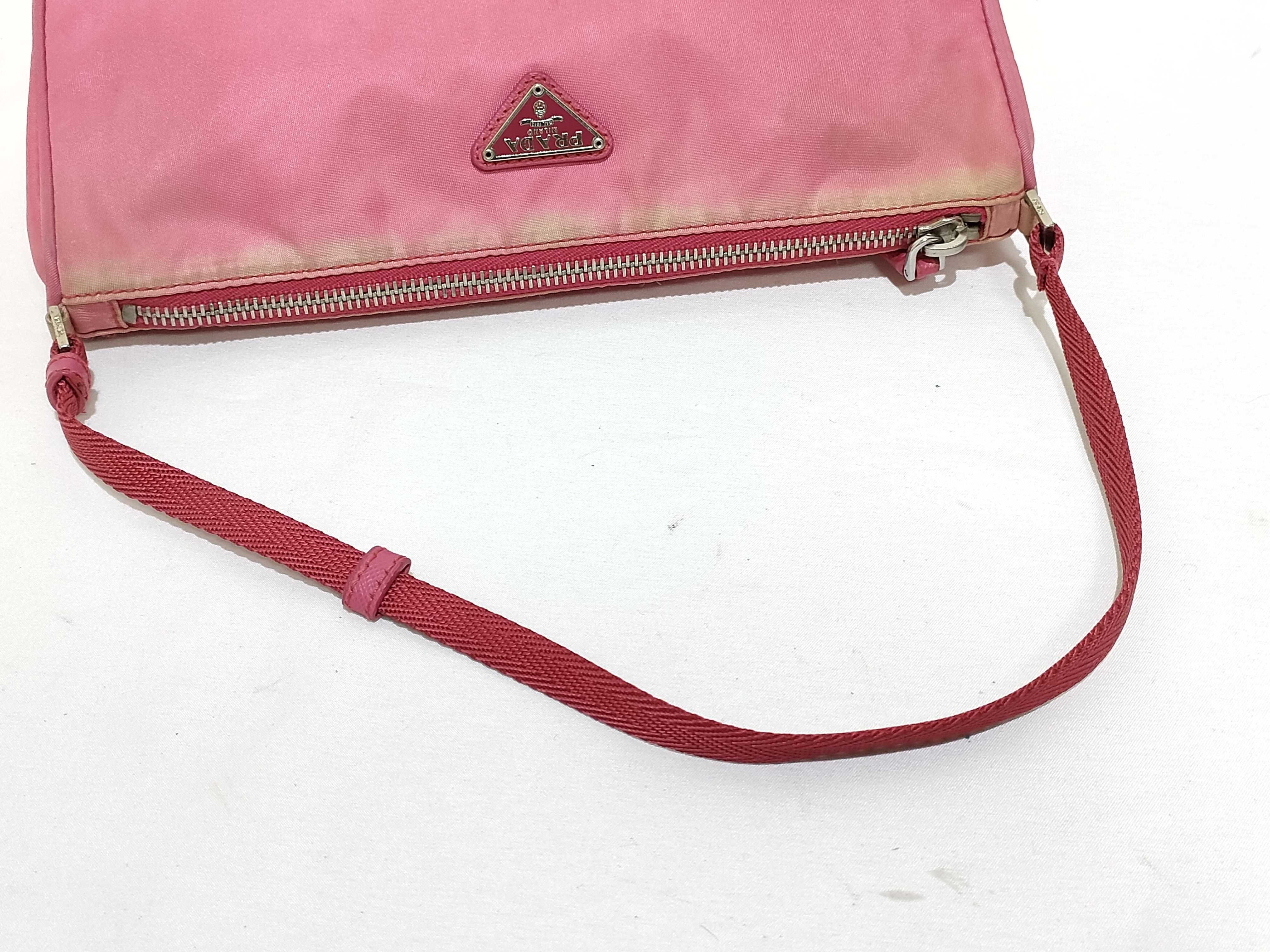 Nylon Prada Handbag Nylon Pink Handbag — view 3