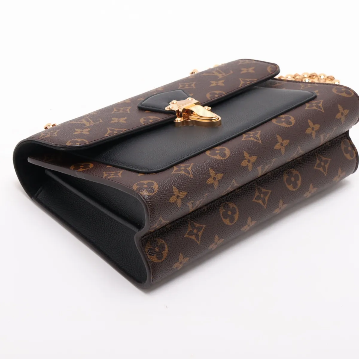 Monogram x Leather Victoire M41730 AH2187 Brown x Black (RFID detected) — view 4