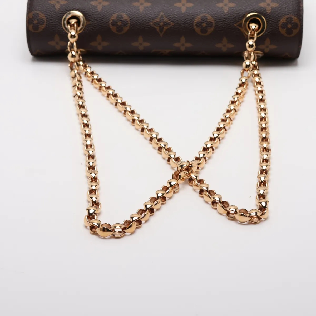 Monogram x Leather Victoire M41730 AH2187 Brown x Black (RFID detected) — view 5