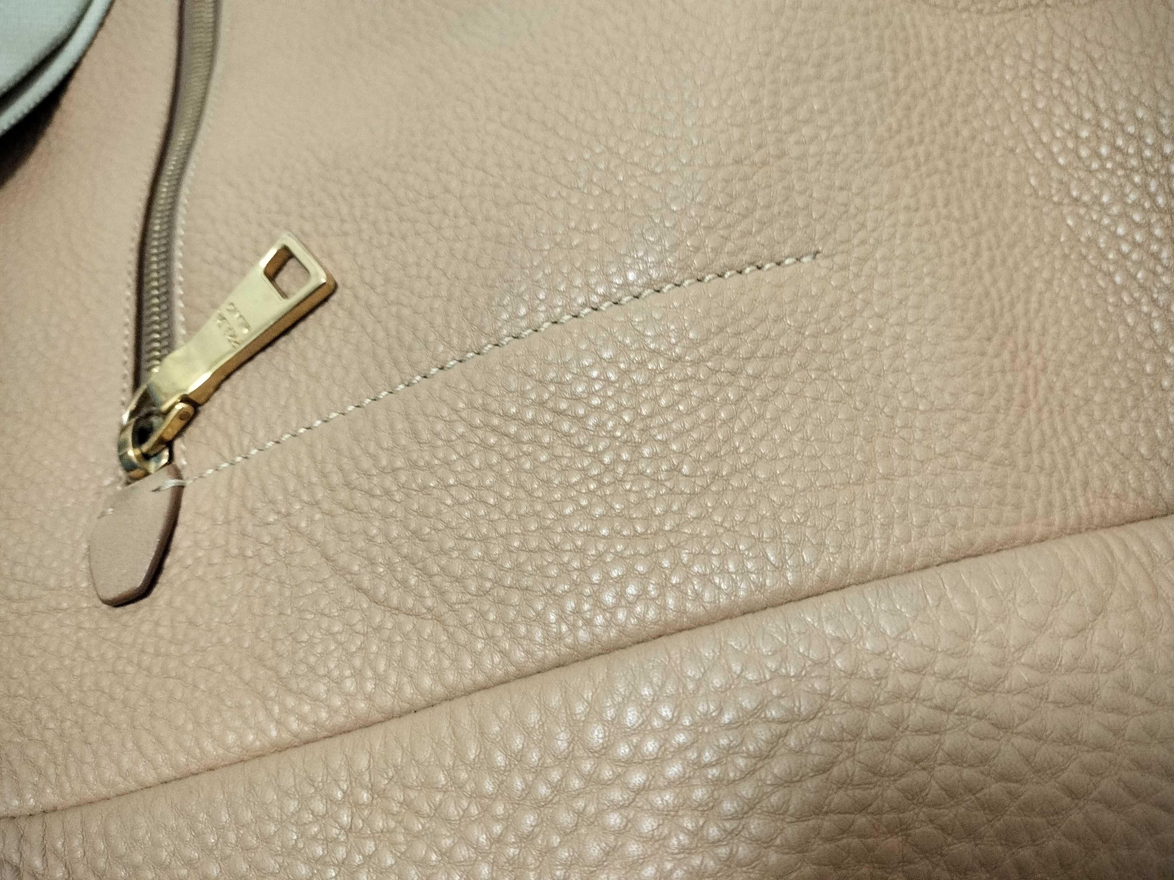 Shoulder Bag Leather Beige Shoulder Bag — view 14