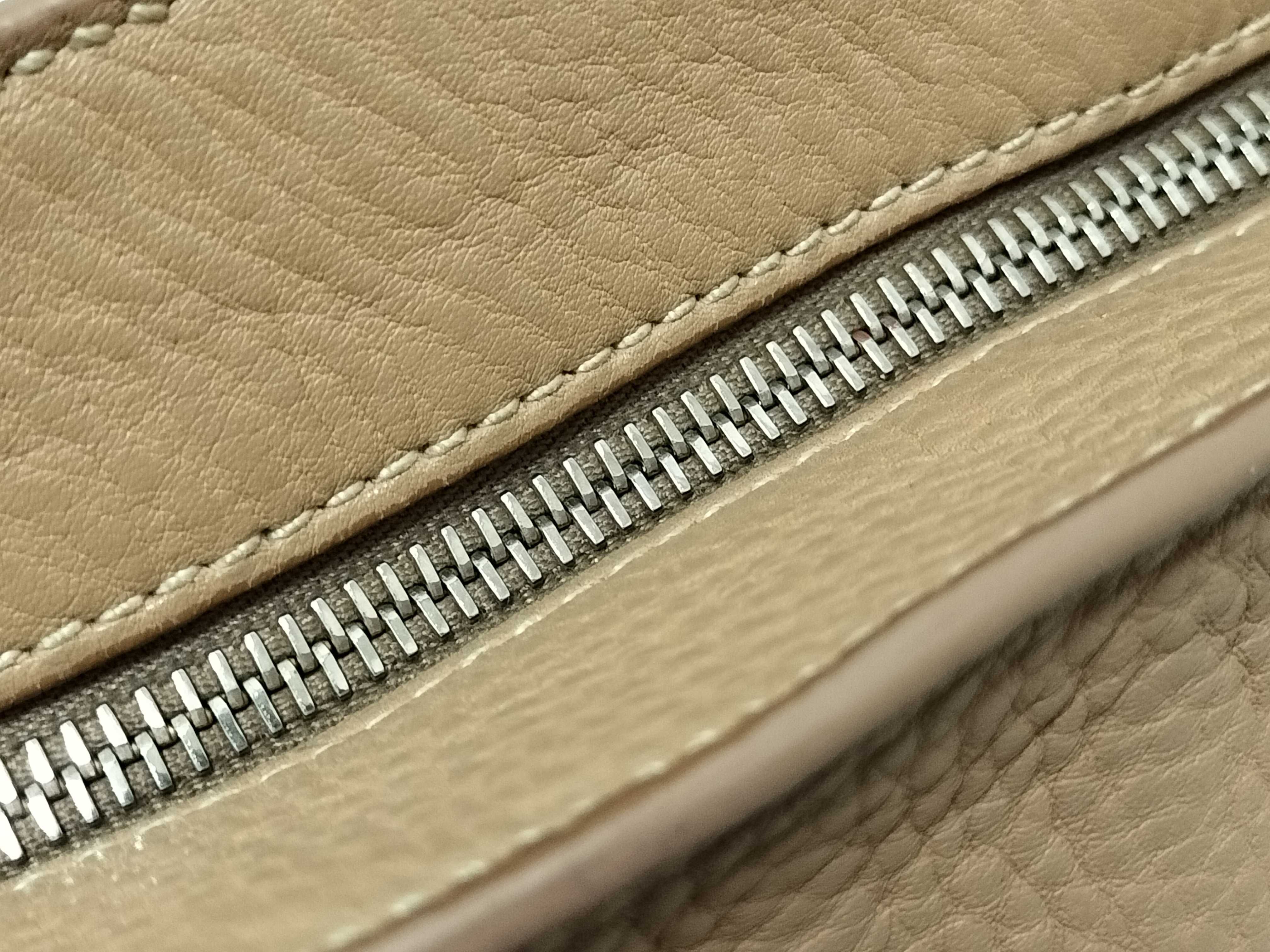 Shoulder Bag Leather Beige Shoulder Bag — view 6