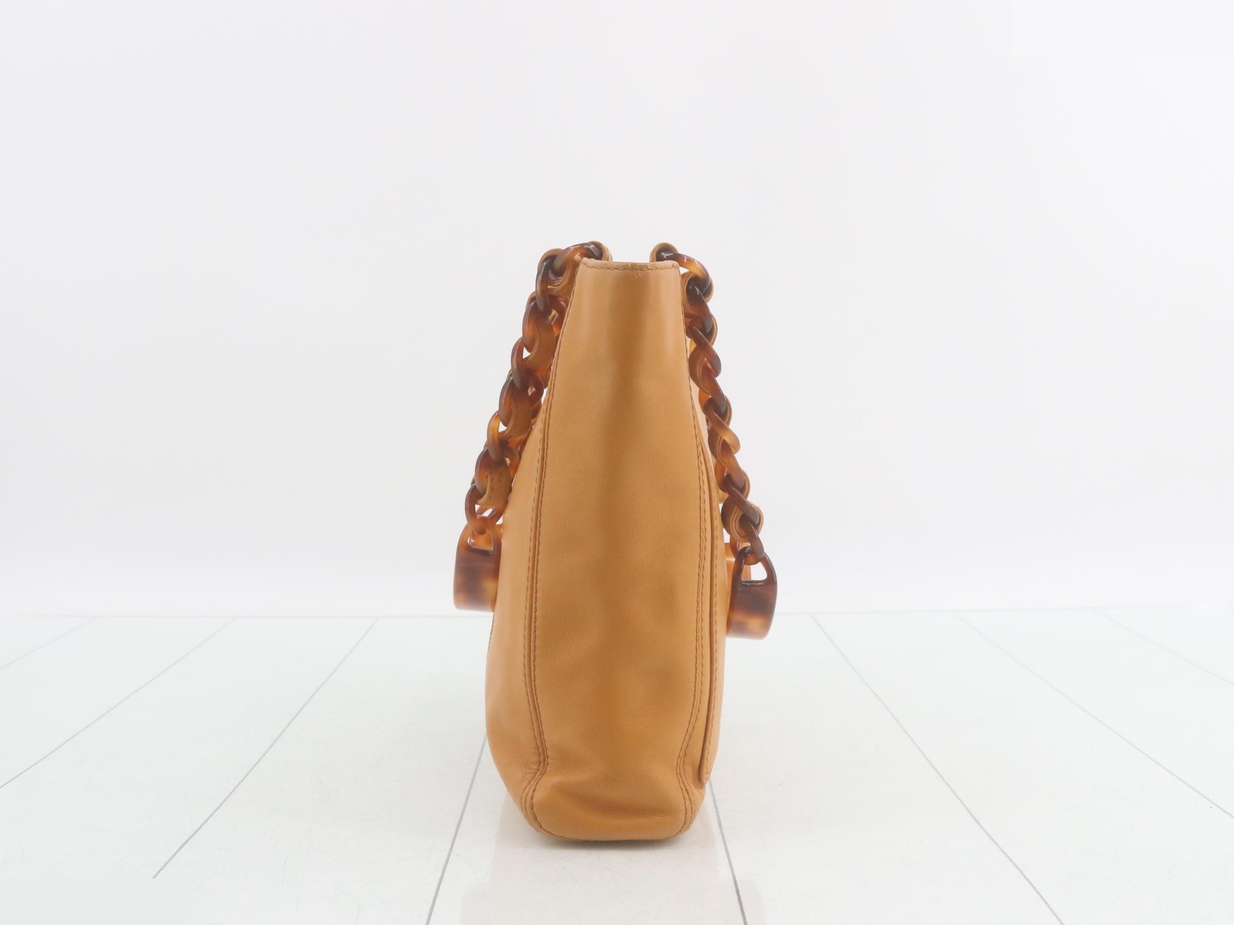 Leather Coco Mark Chain Handbag — view 3