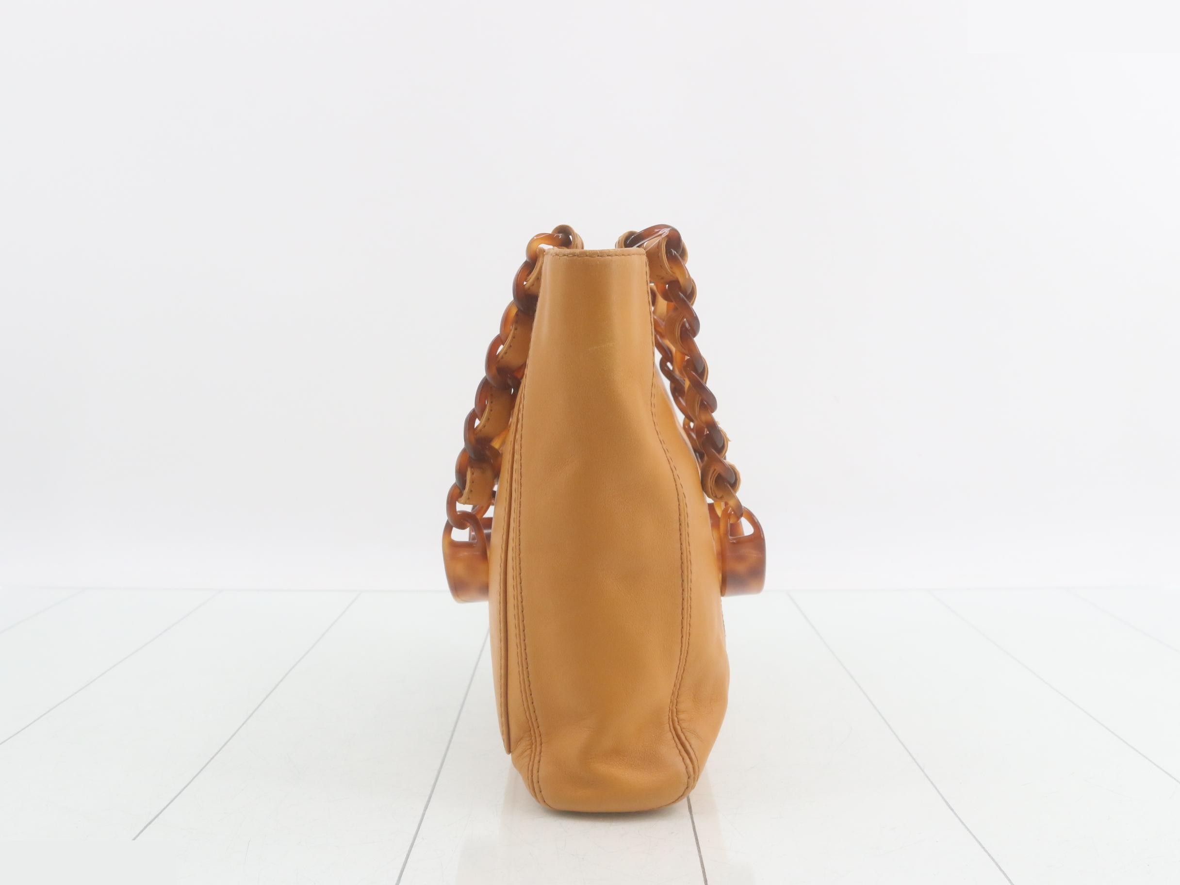 Leather Coco Mark Chain Handbag — view 4