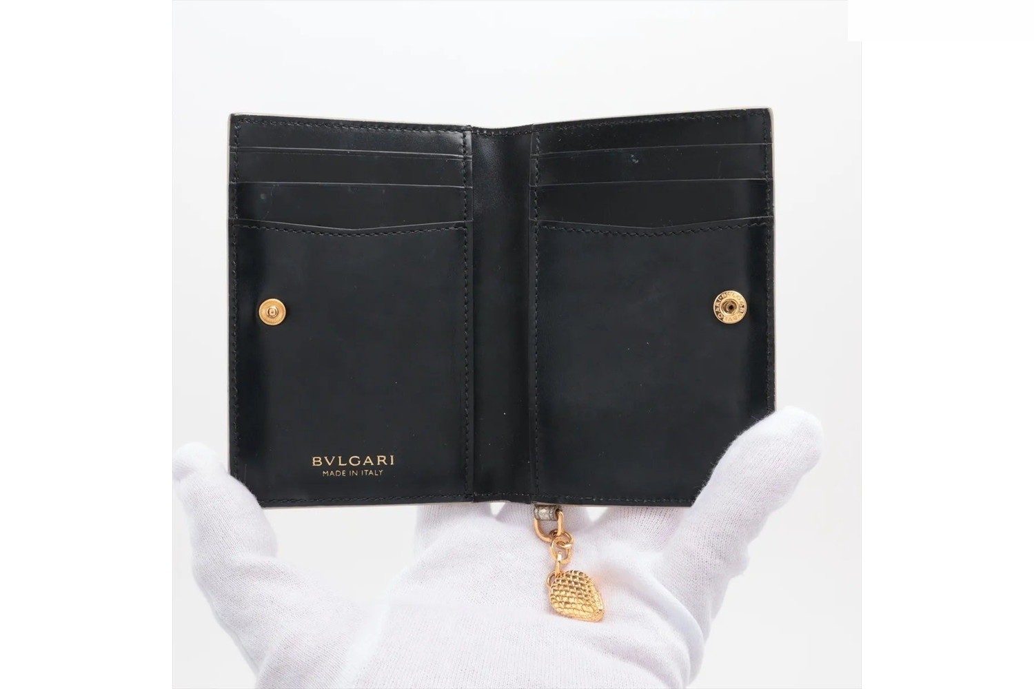 Serpenti Forever Leather Card Case — view 3