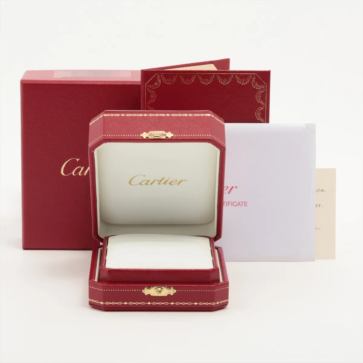 Vendome Louis Cartier Three Color Diamond Ring 750(YG×PG×WG) 4.0g 48 Name OO0330 Inside — view 7