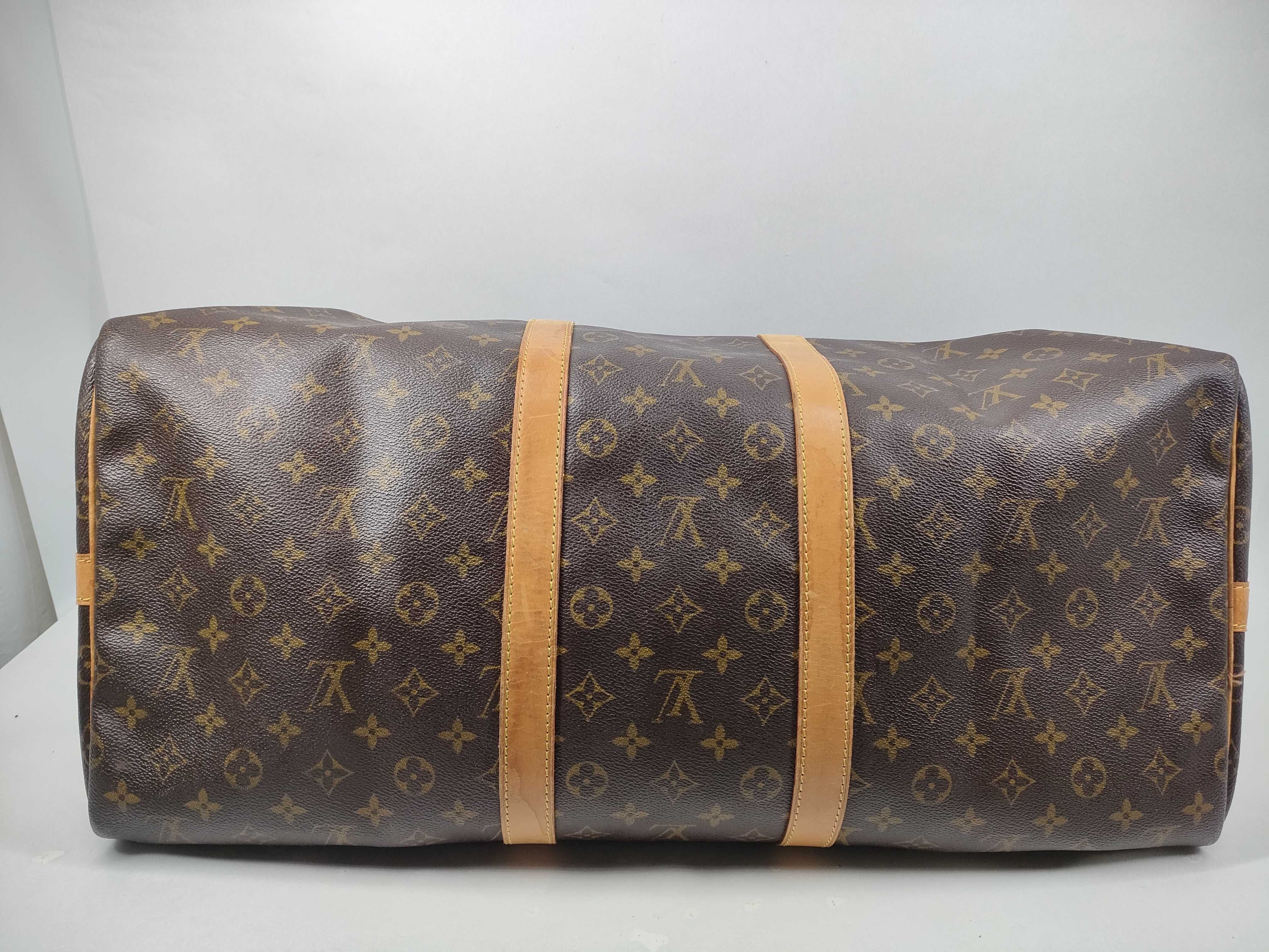 Monogram M41414 Keepall Bandoulière 55 Boston Bag — view 12